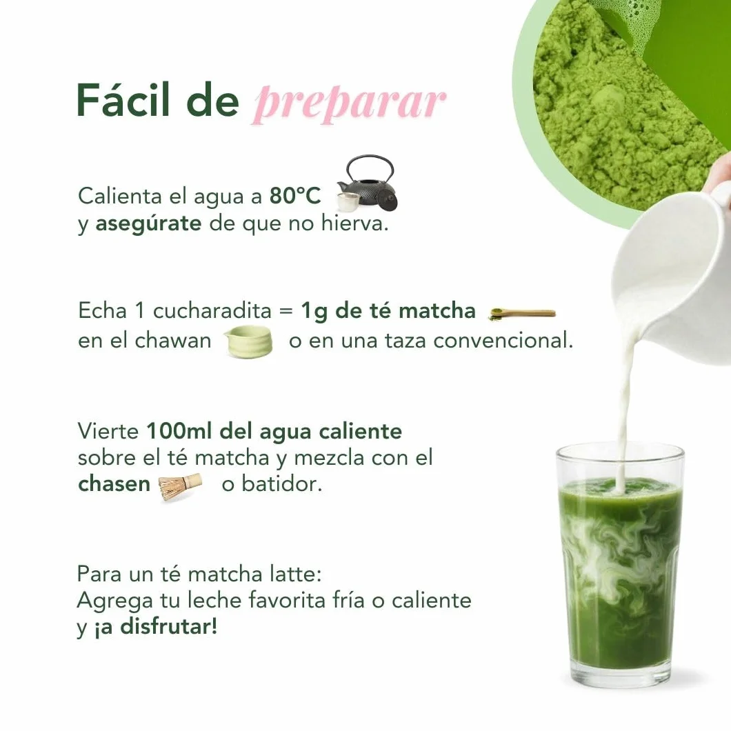 Matchaflix | Matcha Premium Smak Wanilii Herbata (100 g) | Herbata Natychmiastowa | Healthy | Green Drink