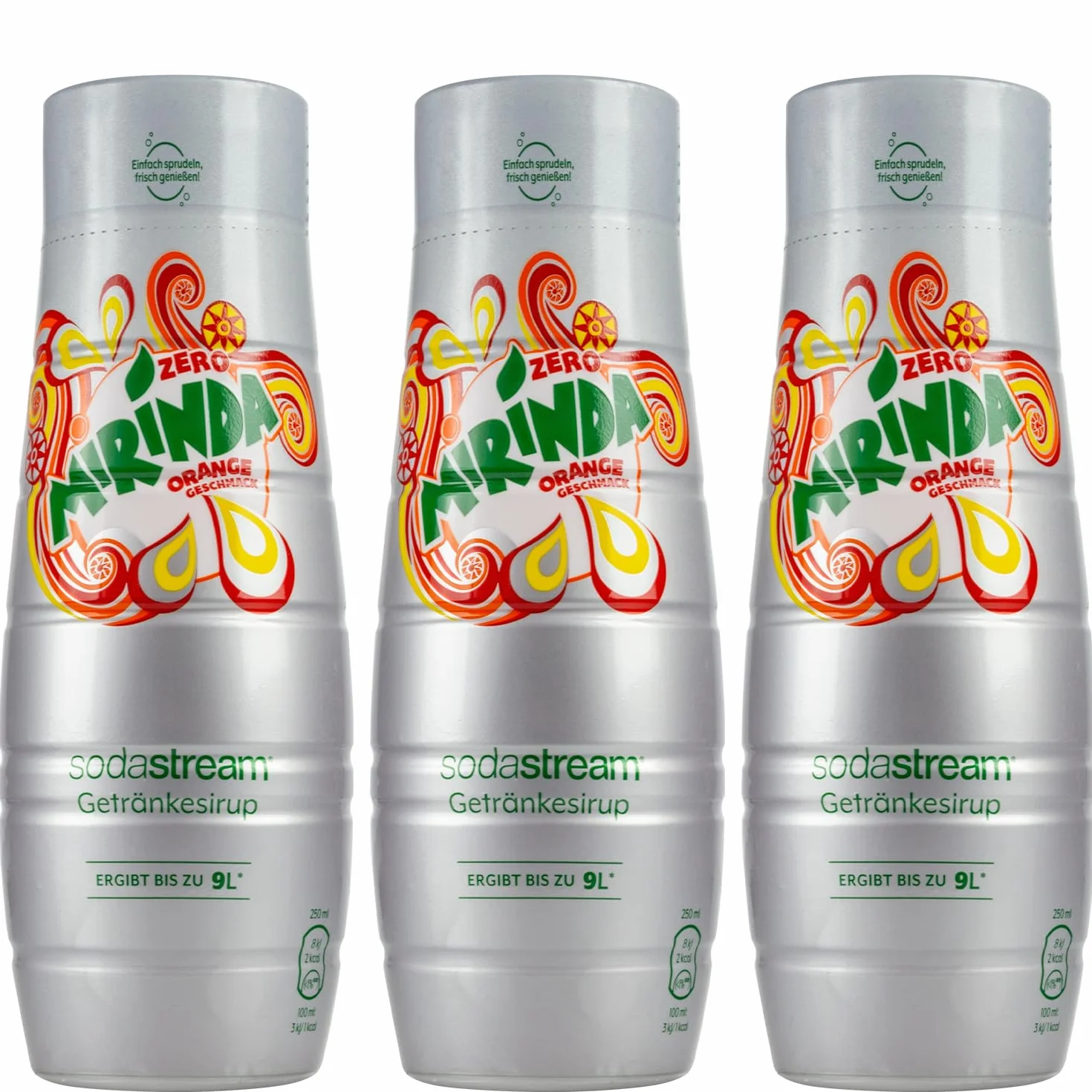 Sodastream SYROP MIRINDA ZERO BEZ CUKRU KONCENTRAT SATURATORA 440 ml