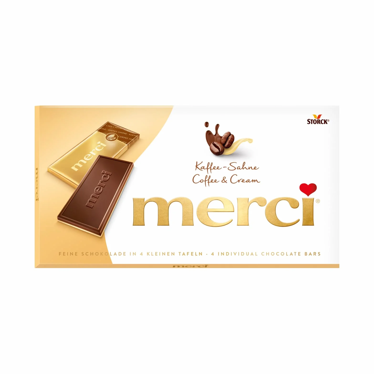 merci Biała śmietana (1 x 100 g) / 4 małe, drobne tabletki