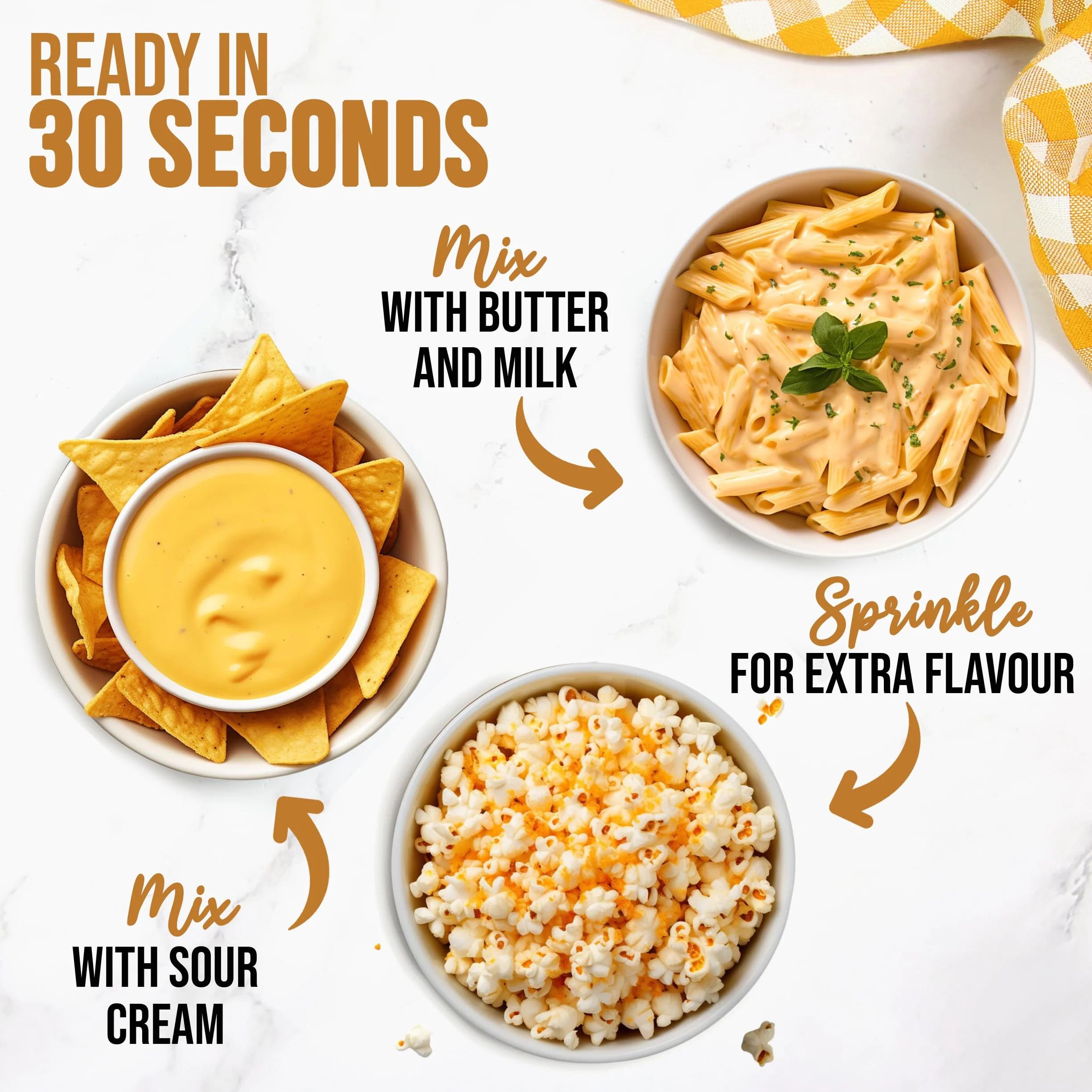 Ser Cheddar w proszku 300 g EASY YUMMY