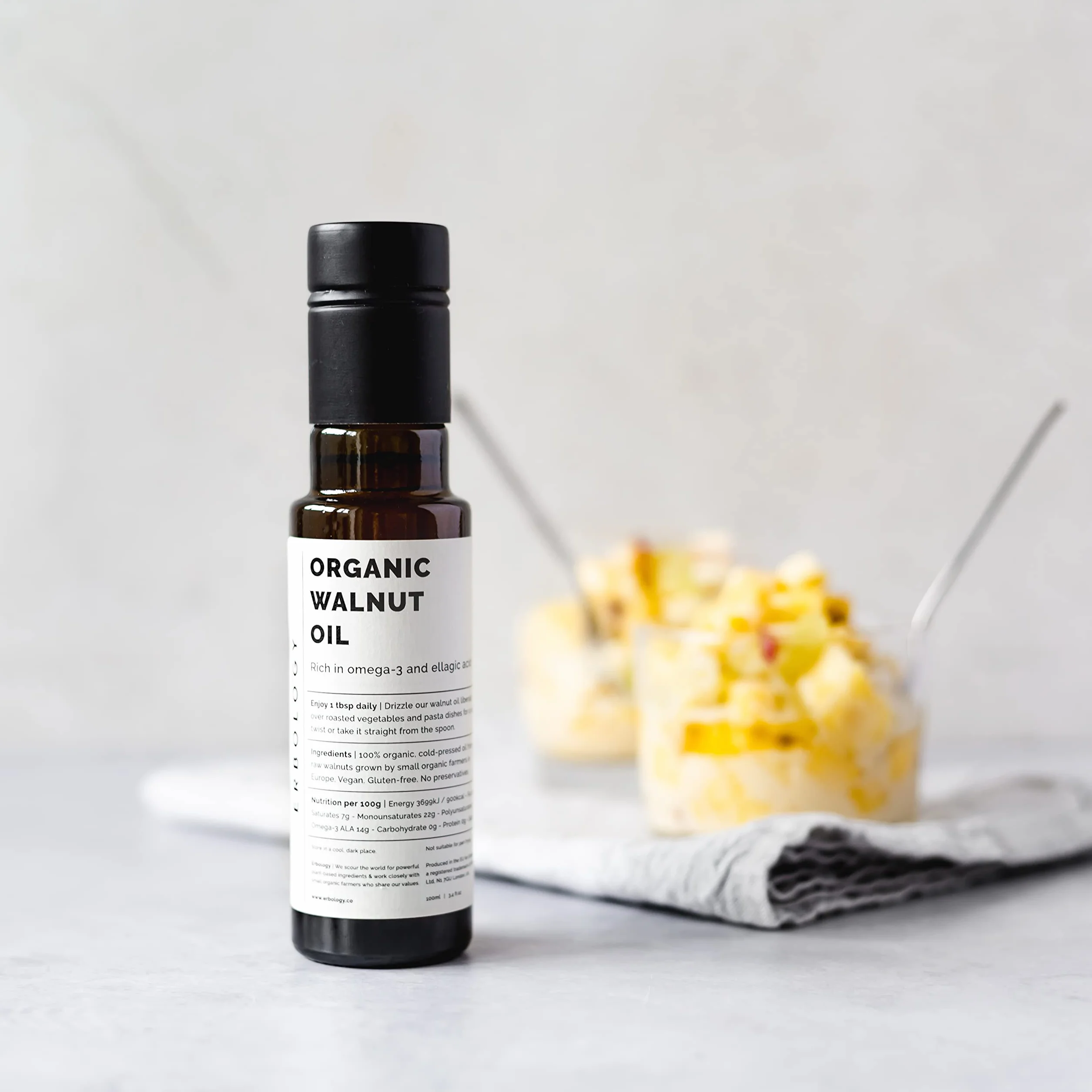 Erbology Organiczny olej z orzechów włoskich 100 ml