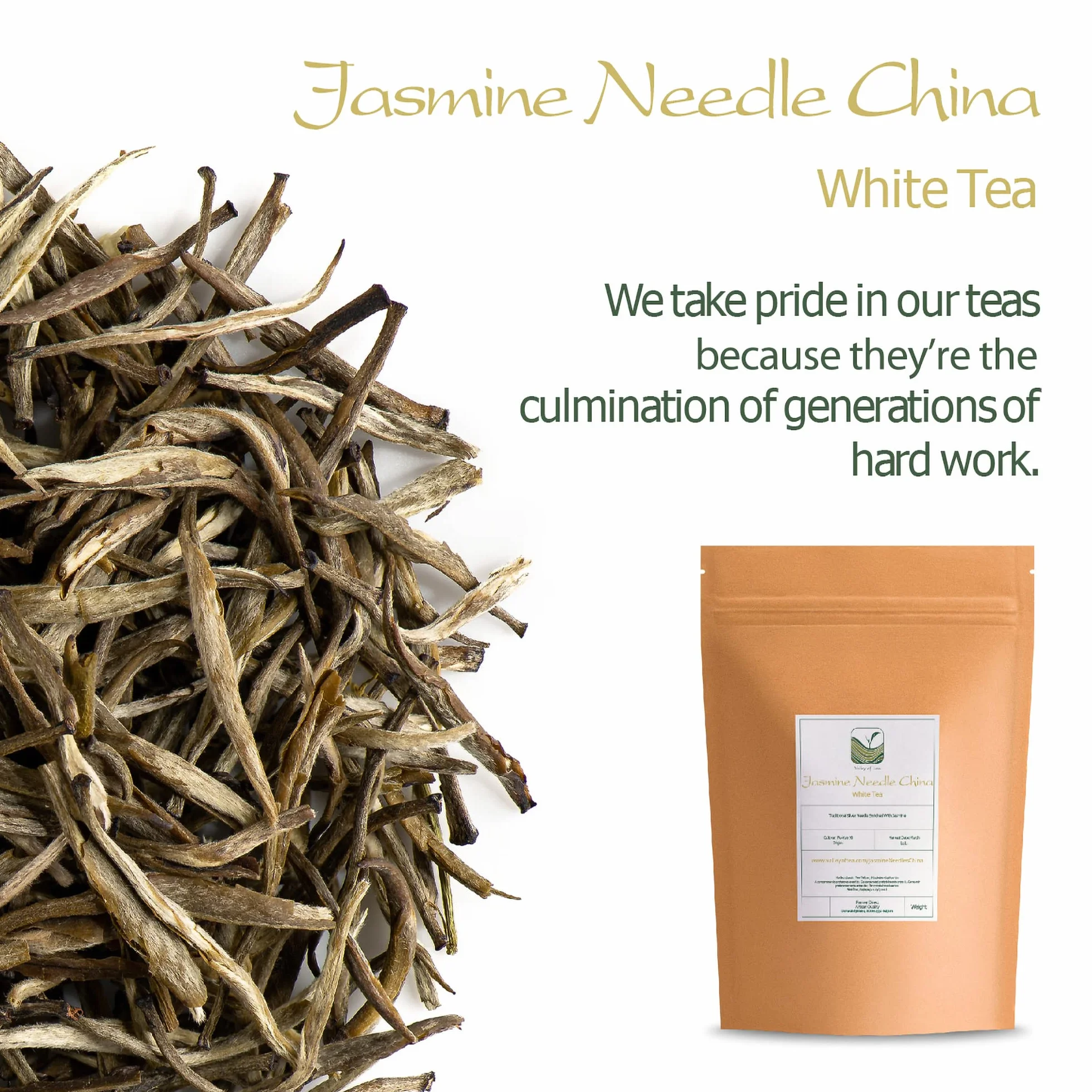 Herbata biała jaśminowa Silver Needle – herbata biała Moli Yinzhen