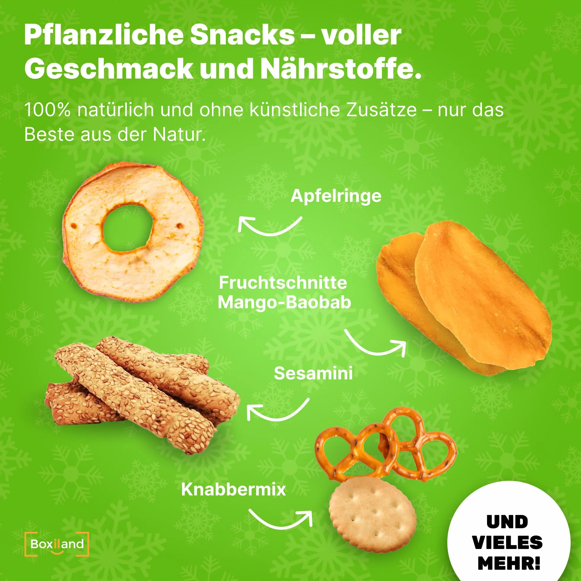 Bio Kalendarz Adwentowy 2025 Wegański [24 WEGAŃSKIE BIO PRZEKĄSKI] – Kalendarz świąteczny z przekąskami bio – kalendarz adwentowy vegan, Healthy Food & Bio Snacks (Wyprodukowano w Niemczech)