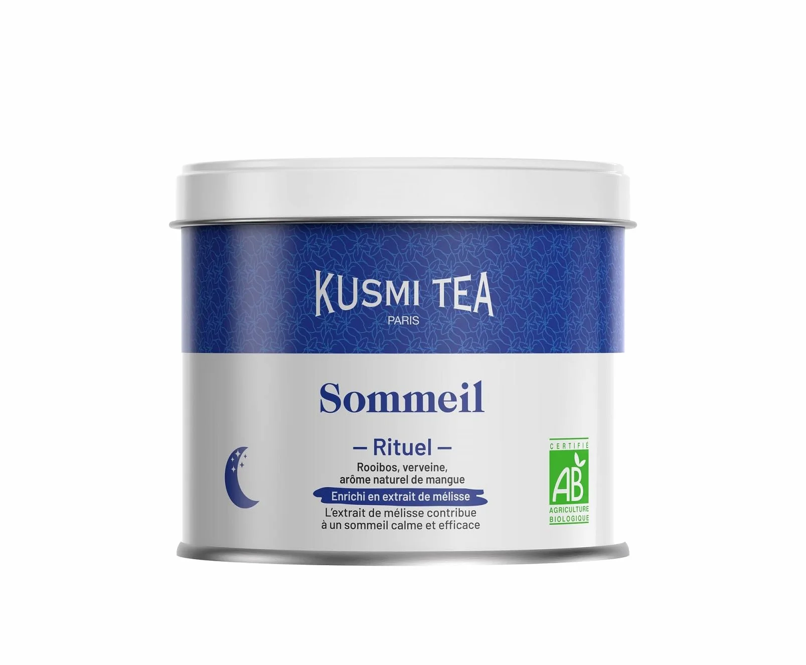 Kusmi Tea Rituel Sommeil Bio Relaksujący organiczny napar z mango, rooibos, melisy i werbeny 100 g