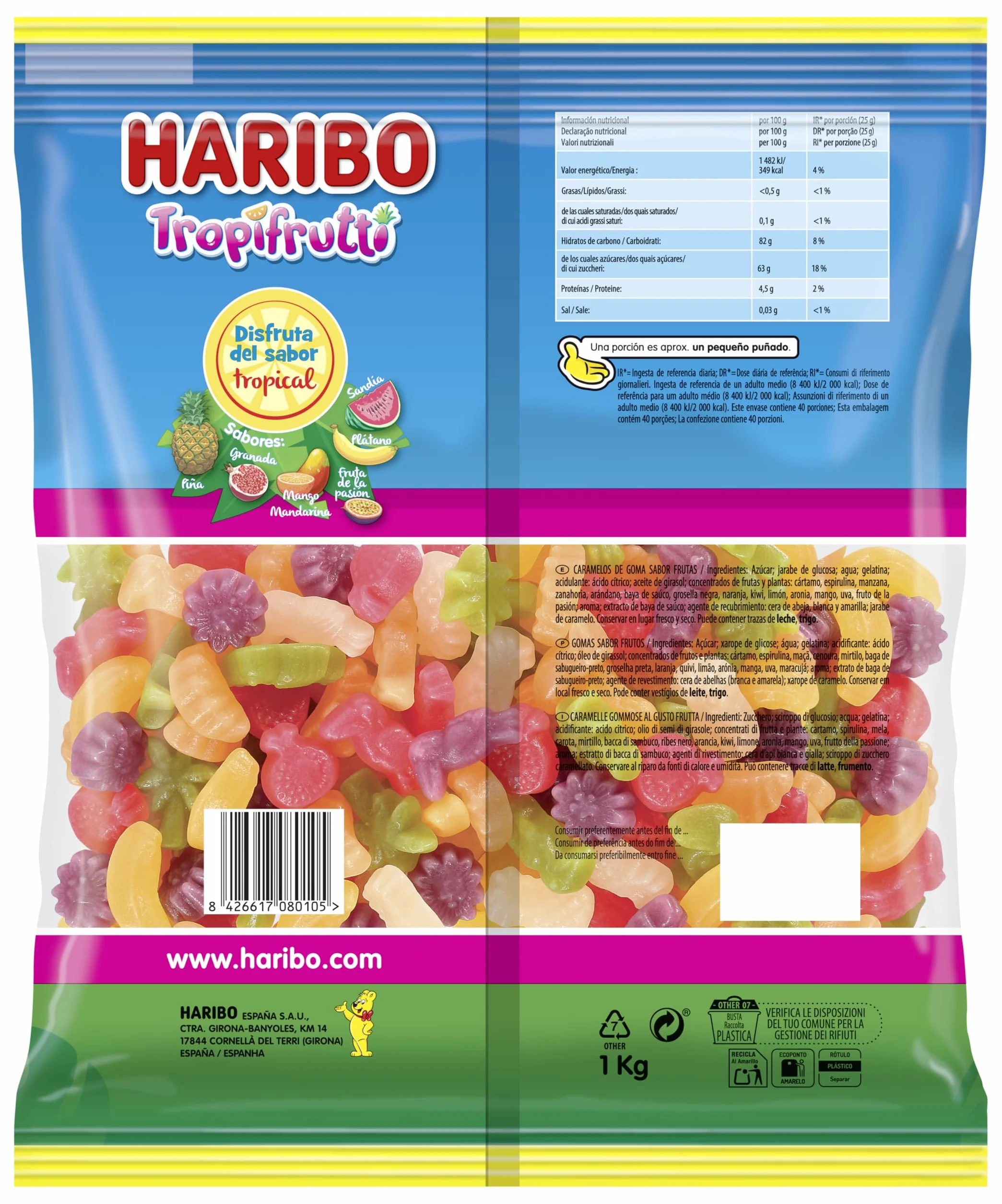 HARIBO Tropifrutti 1 kg