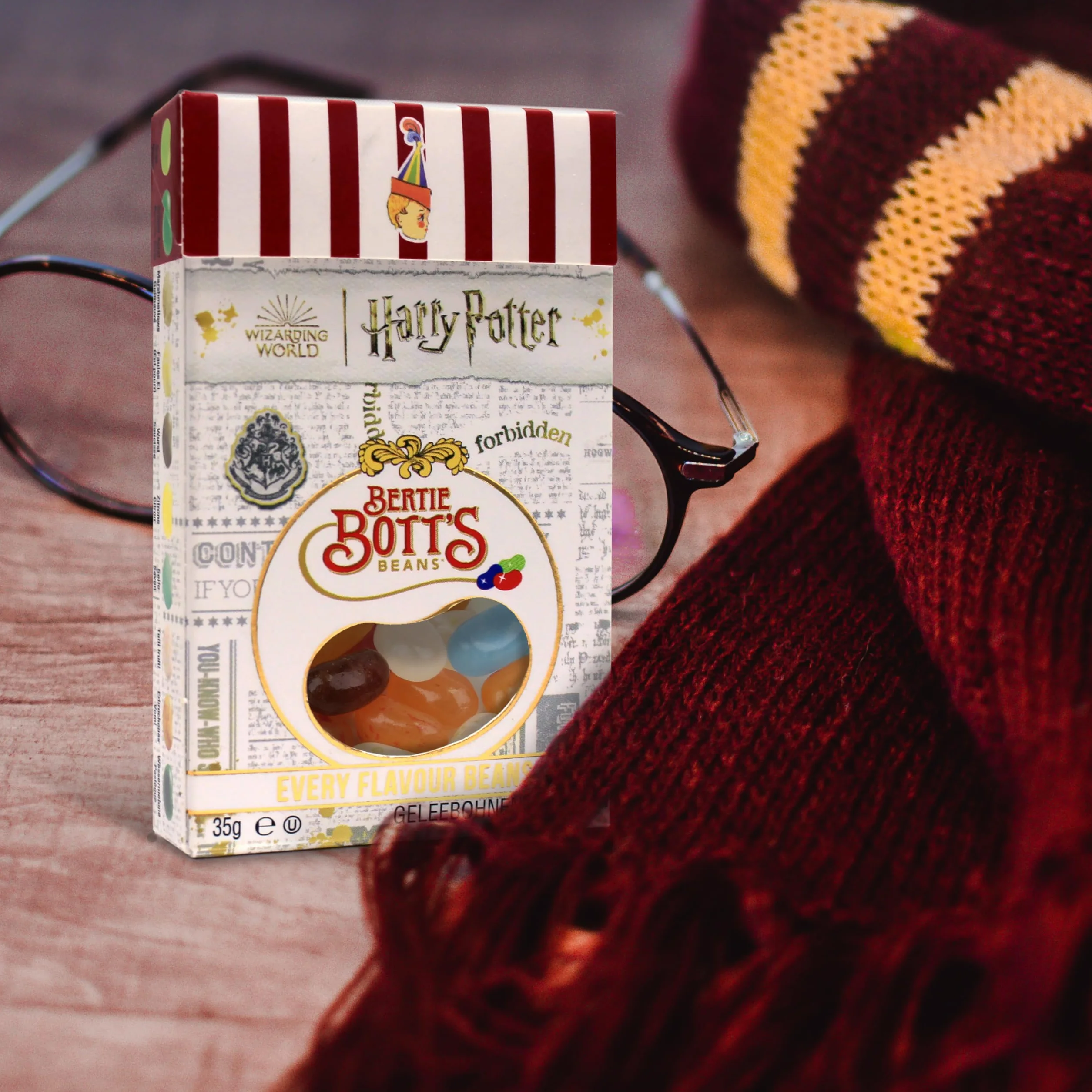 Jelly Belly Jelly Beans Bertie Botts Beans, opakowanie 3 szt. (3 x 35 g)