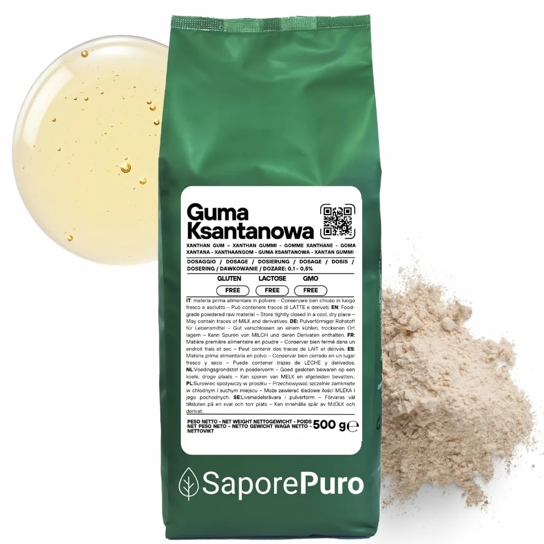 Guma ksantanowa 500 g – stabilizator, środek wiążący, zagęszczający, bez glutenu
