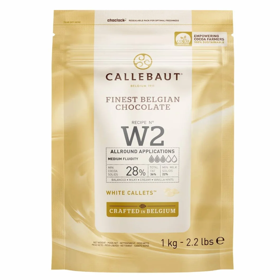 Callebaut Belgian White Chocolate - 1kg