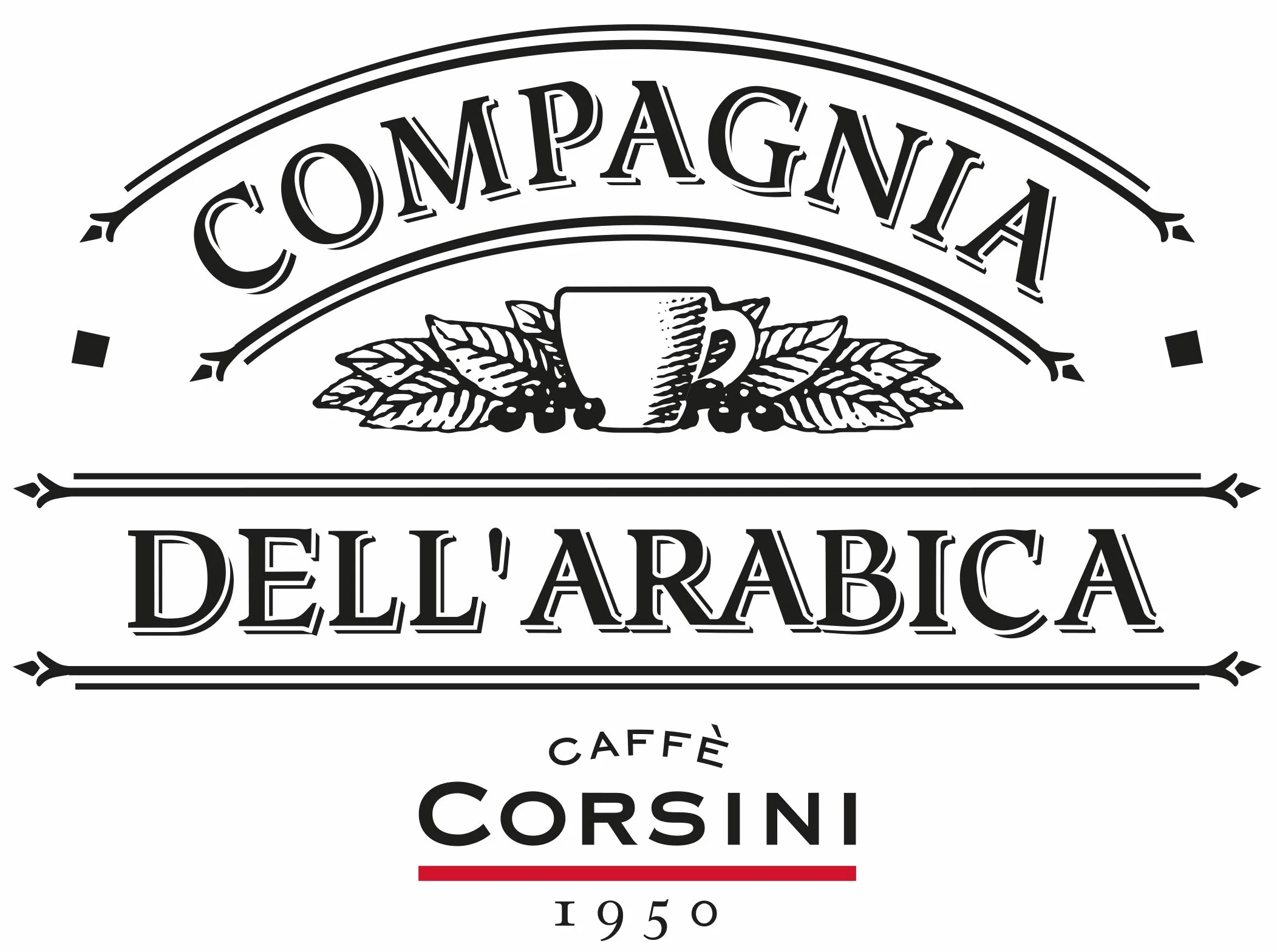 Caffè Corsini - Kawa Ziarnista Compagnia dell'Arabica, Aromatyczna i Kremowa, 1 kg
