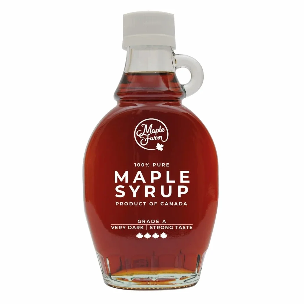 MapleFarm Czysty syrop klonowy Pakiet odmian 4 x 189 ml Gold Amber Dark Very Dark