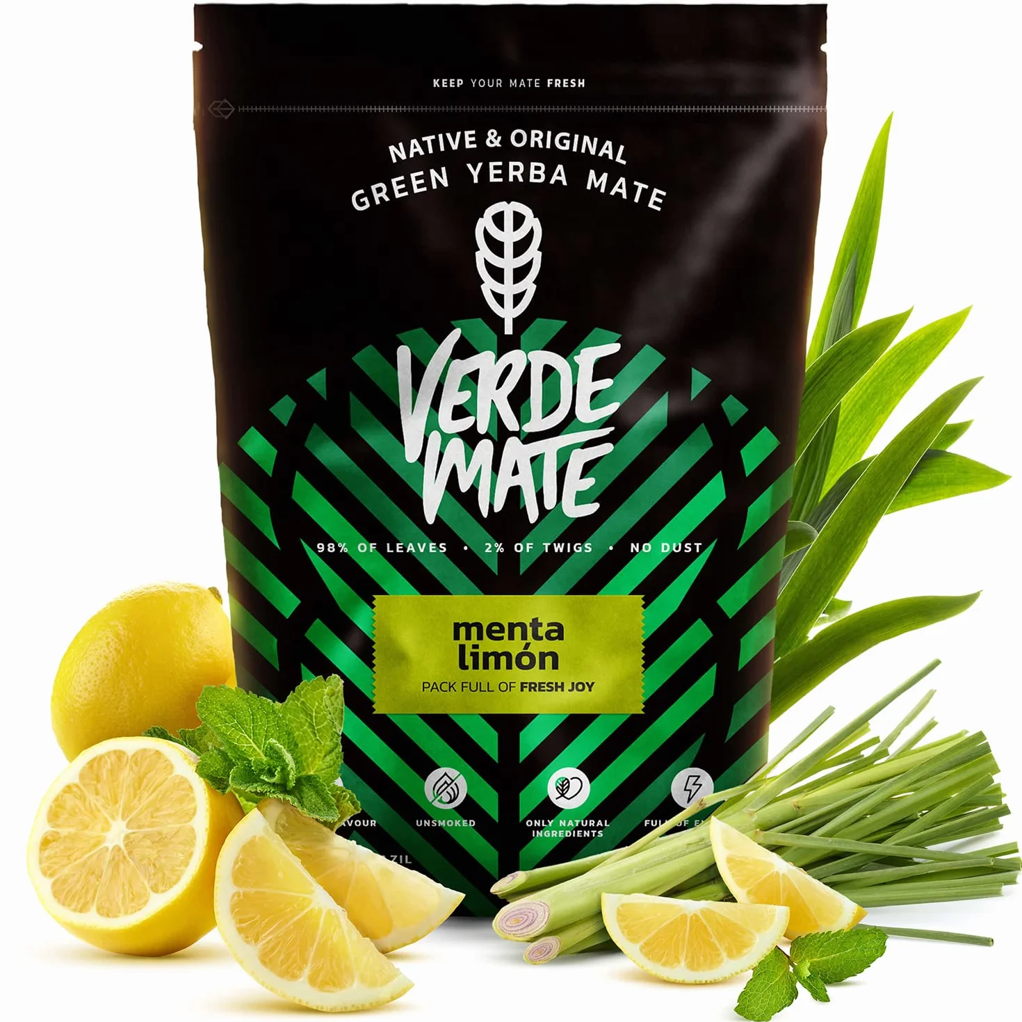 Yerba Mate Verde Mate Green Menta Limon cytrynowo-miętowa 500g brazylijska