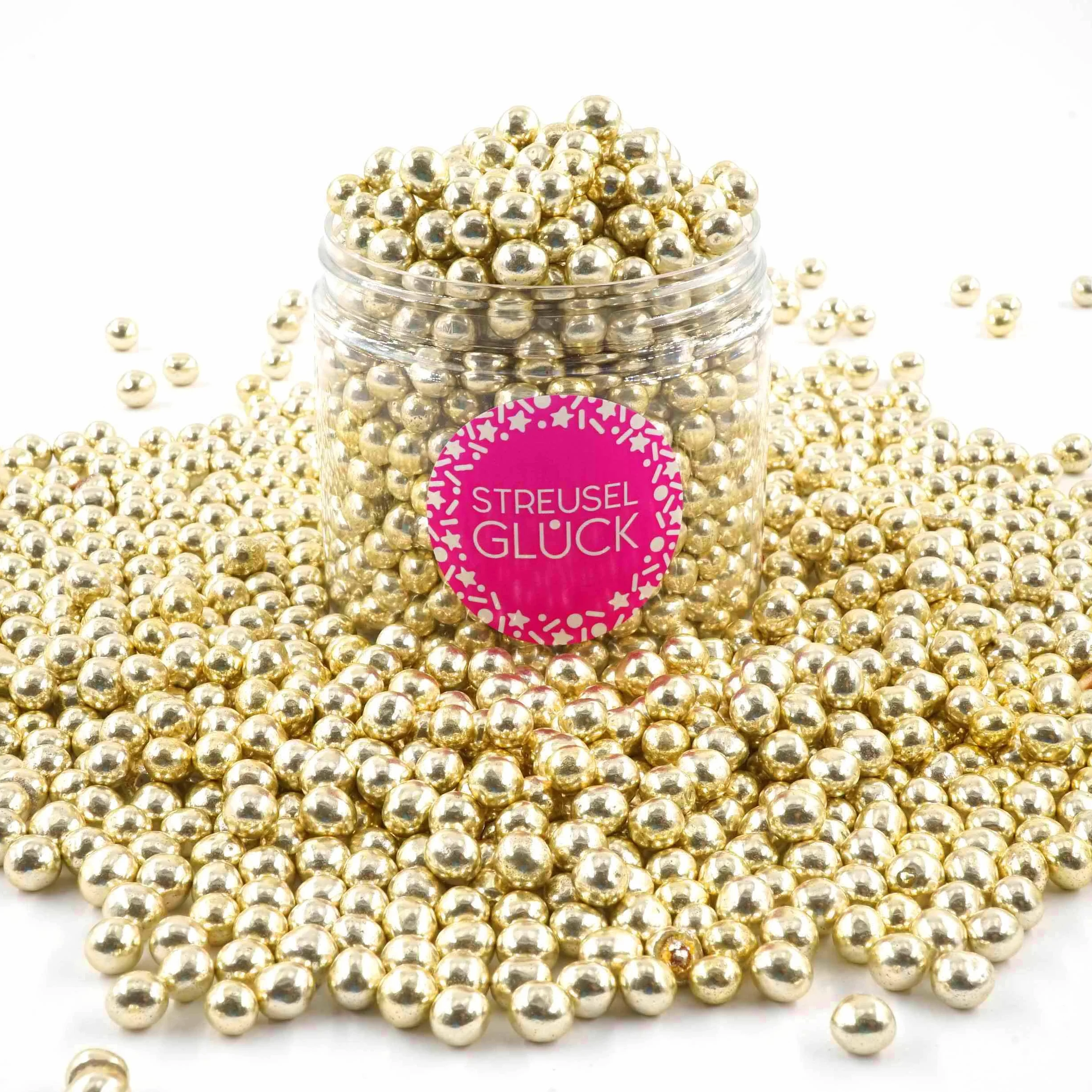 Szczęśliwe kule czekoladowe Crispy mini złote metaliczne 150 g perły, czekoladowe perły cukrowe, posypki czekoladowe, na urodziny dziecka, Boże Narodzenie, urodziny, babeczki, babeczki, babeczki,