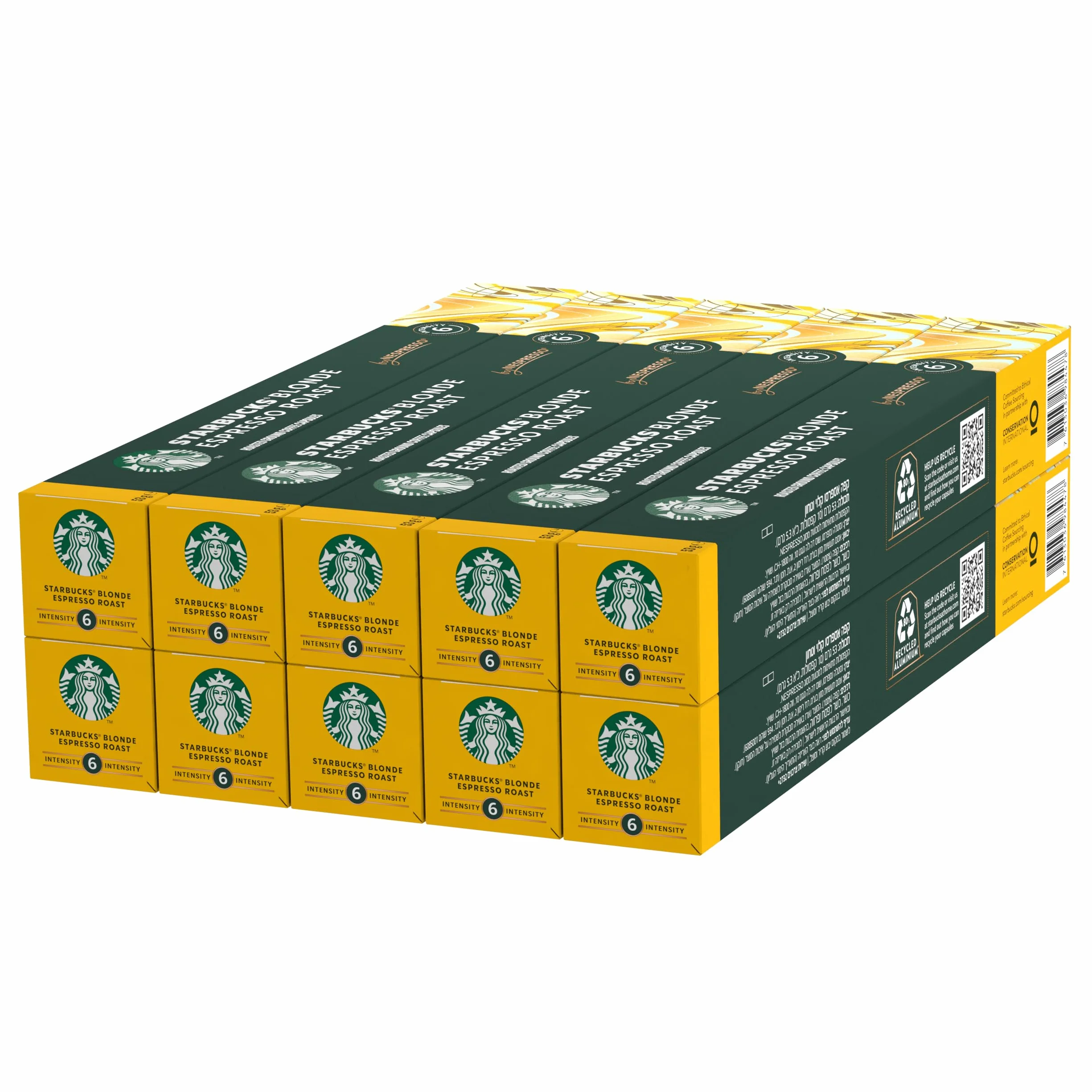 STARBUCKS Blonde Espresso Roast kapsułki kawy Nespresso 100 sztuk