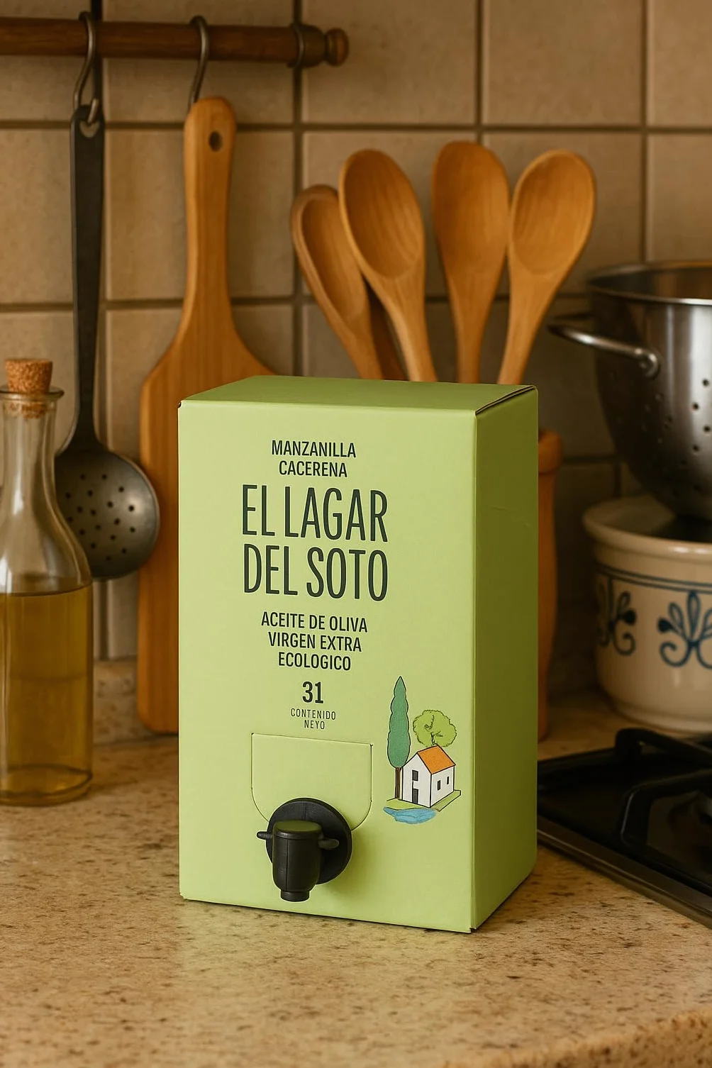Organiczna oliwa z oliwek Extra Virgin 3 L pierwsza ekstrakcja na zimno Złoty Medal Ecotrama 2022 EVOO