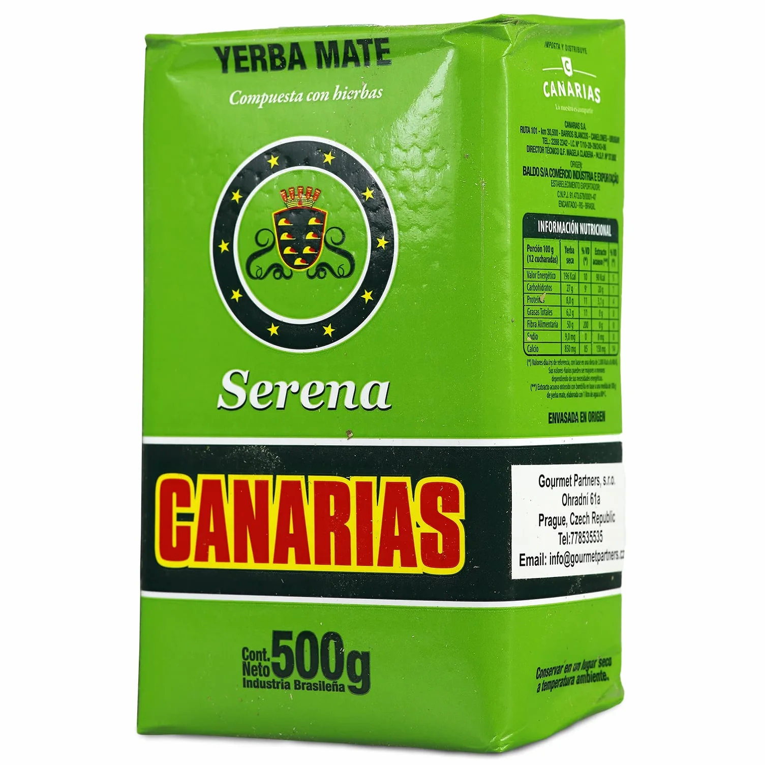 Canarias Yerba Mate Herbata Serena 500g Próbka 40g Urugwaj