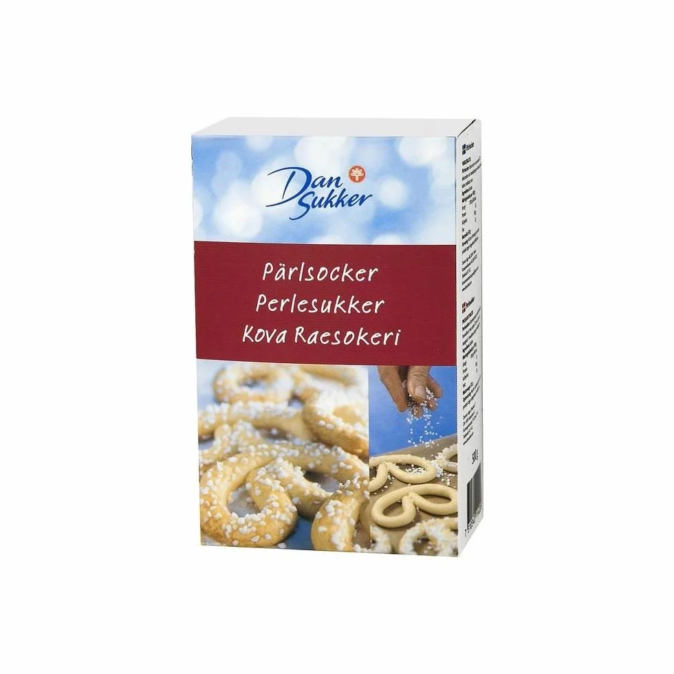 Dansukker Parlsocker Cukier Perłowy Gruboziarnisty 500 g Opakowanie 6 Sztuk