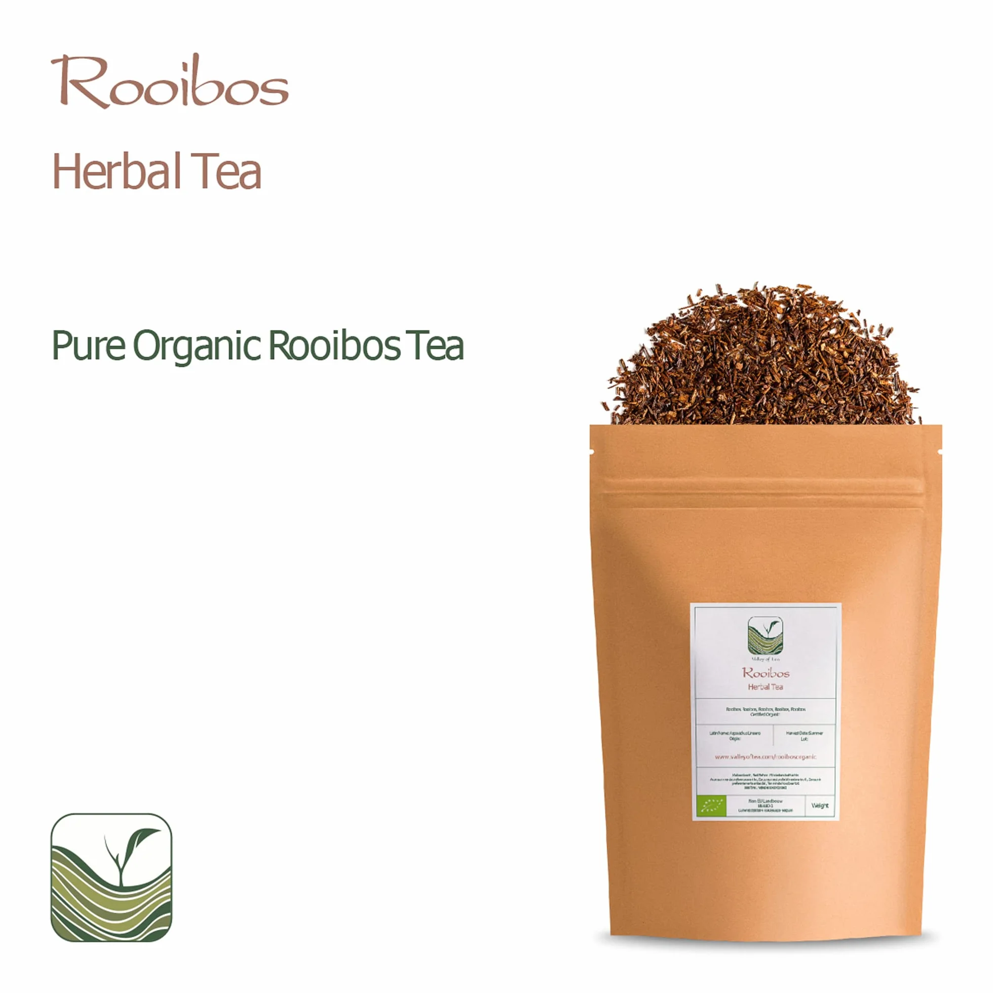 Rooibos Herbata organiczna Republika Południowej Afryki - Herbata liściasta ziołowa afrykańska czerwona - herbata z czerwonego krzewu