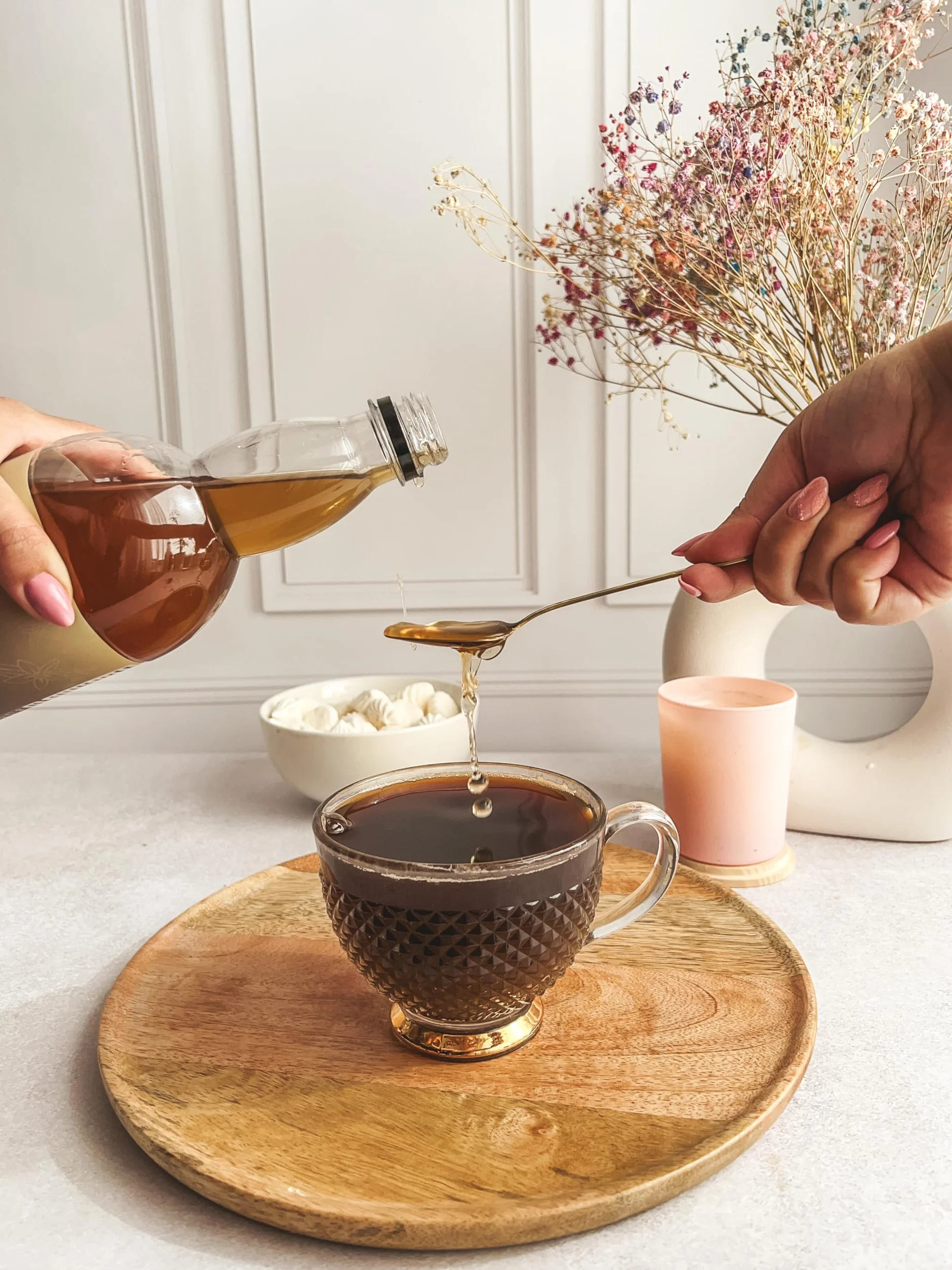 LoCCo Syrop Barista do Kawy ze Stewią Karmelowy 1L Zero Kalorii Bez Cukru Keto