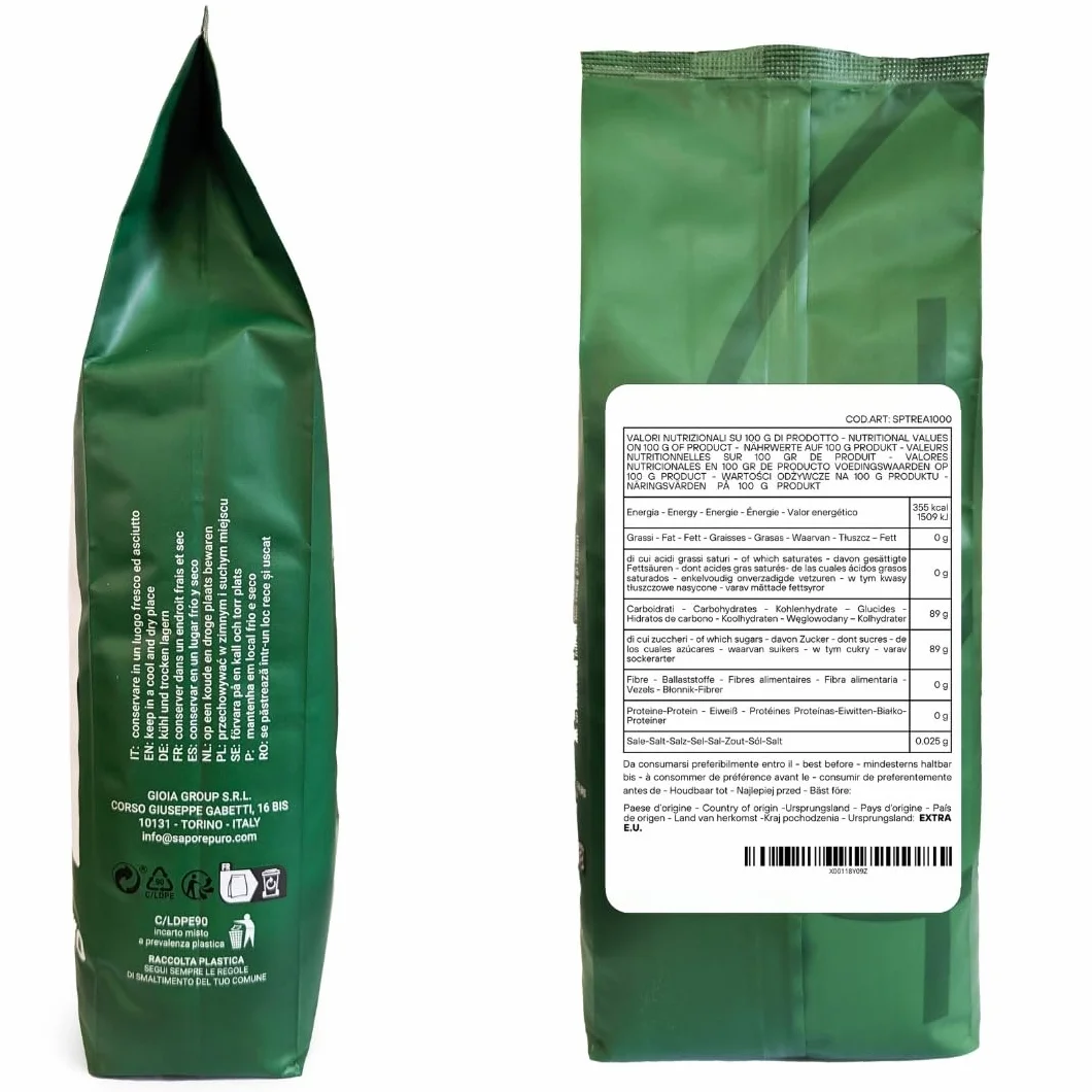 SaporePuro TREHALOZA w proszku 1 kg – alternatywny cukier - Cukier o niskim indeksie glikemicznym