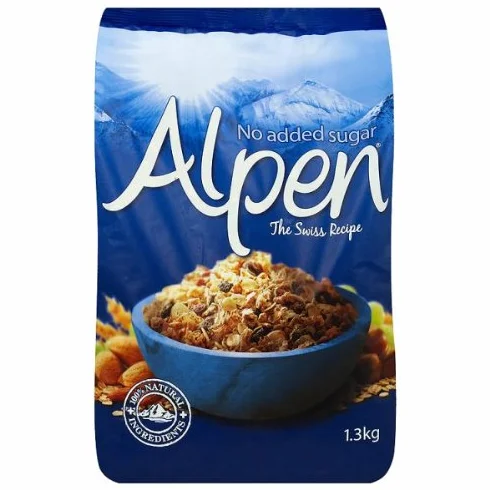 Alpen Szwajcarski przepis bez dodatku cukru 1,3 kg