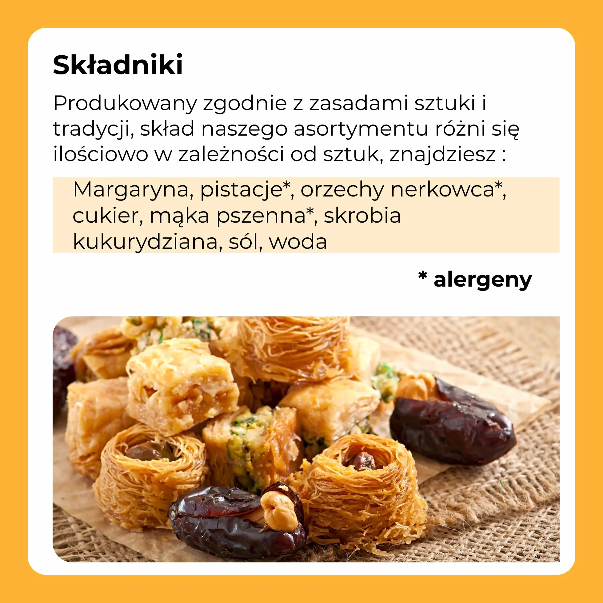 Baklava 750g, 68 sztuk I Baklava asortyment z pistacjami i orzechami nerkowca I Eleganckie pudełko upominkowe I Bez konserwantów, bez dodatków, bez barwników I Tradycyjne ciasto orientalne