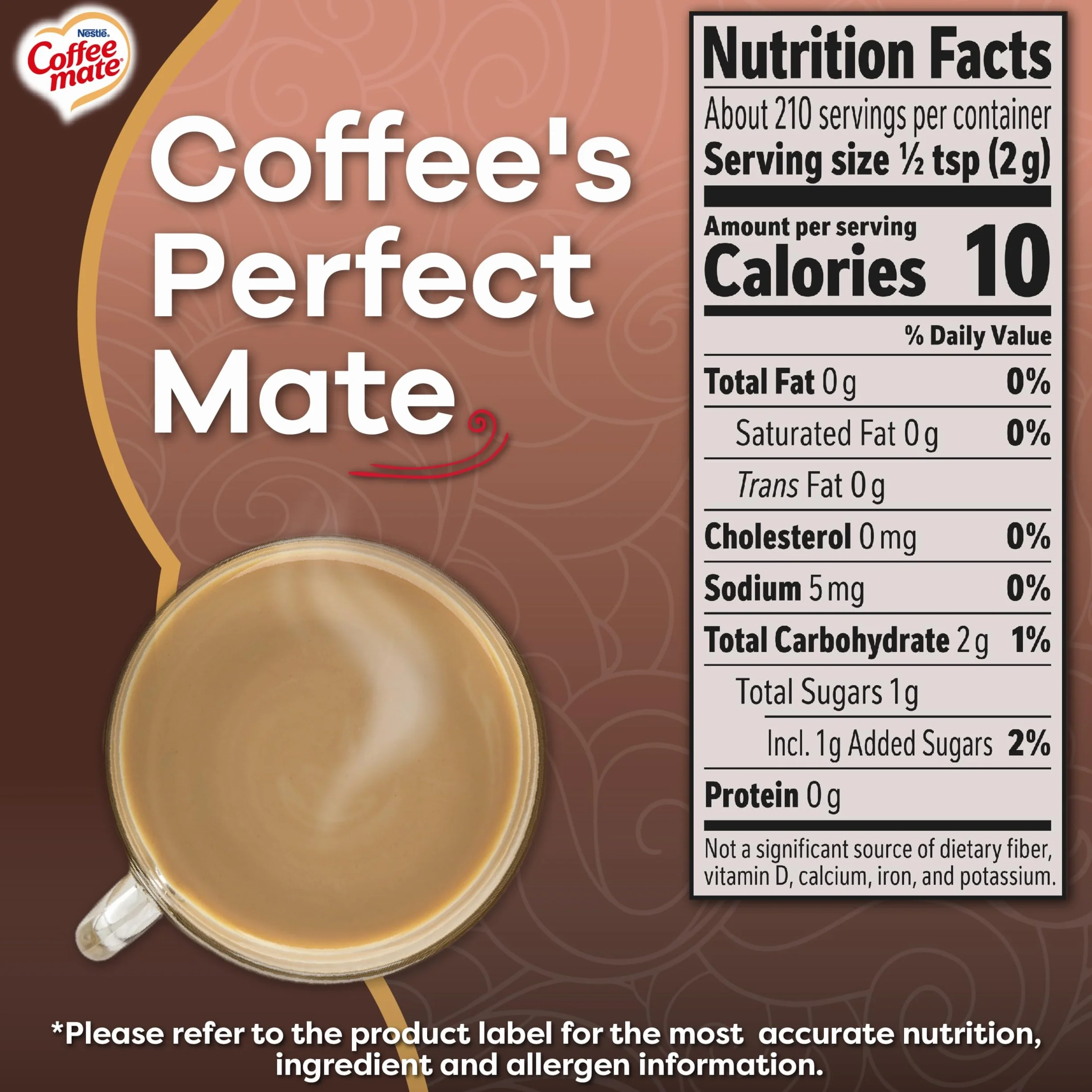 Nestle Coffee-Mate Creamy Chocolate, 1 opakowanie (1 x 425 g)