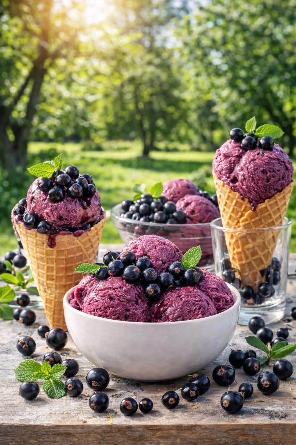 Puree Czarna Porzeczka 1 kg – pulpa owocowa do deserów, koktajli, smoothie