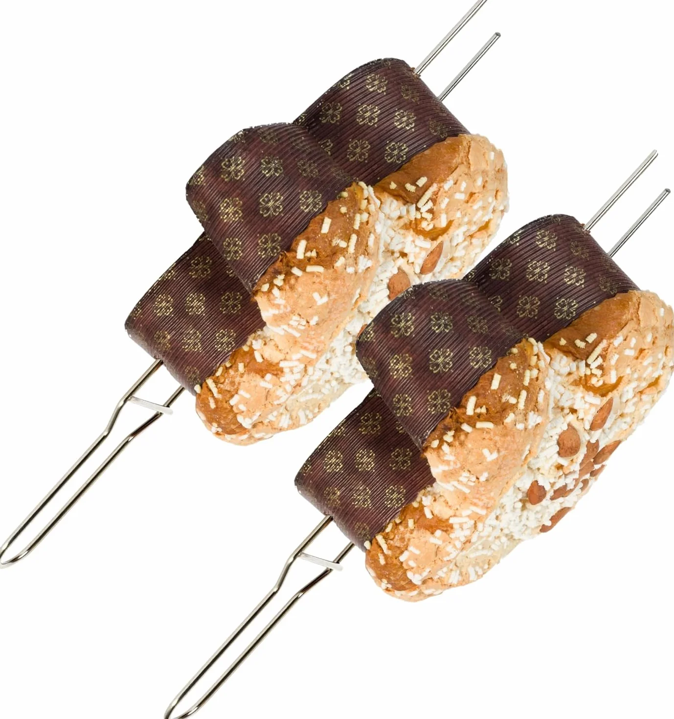 Widelec do Panettone Spike 40 cm, stal nierdzewna, zestaw 2 sztuk