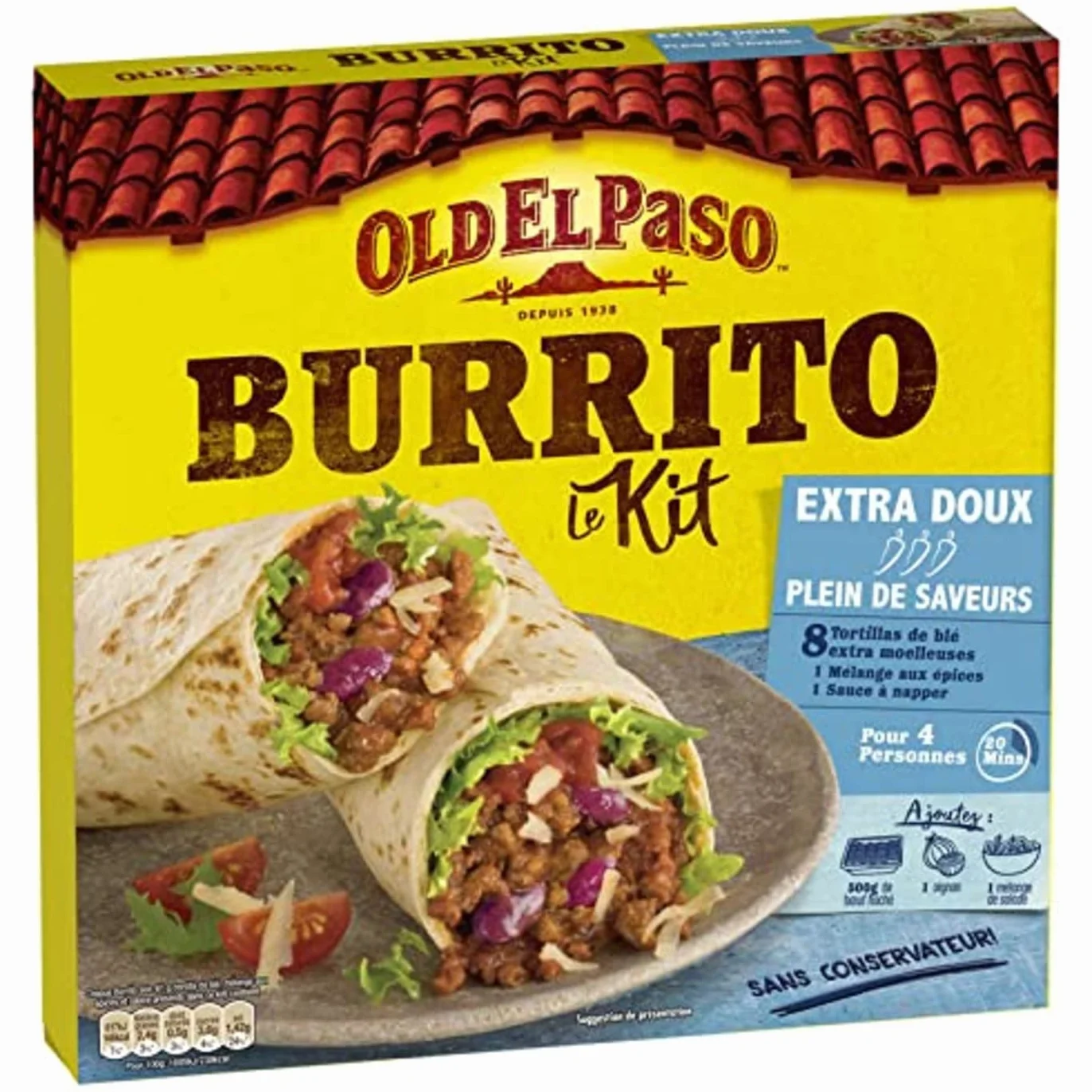 Old El Paso Burritos Extra Soft Set 491 g