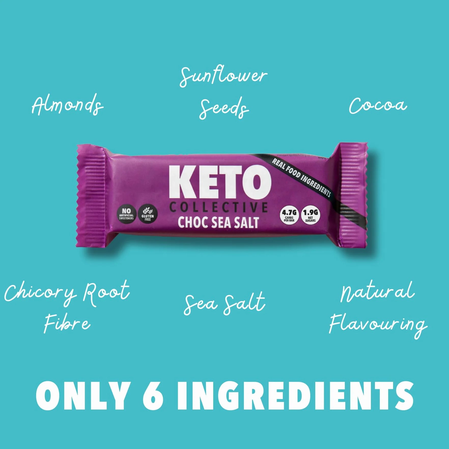 Keto Collective Keto Bars - NOWY PRZEPIS - 15x40g I 2.8g Netto Węglowodanów I Przekąski Niskowęglowodanowe I Wysokie w Błonnik I Naturalne Składniki I Źródło Białka I Przekąski Keto I Bezglutenowe I Wegańskie