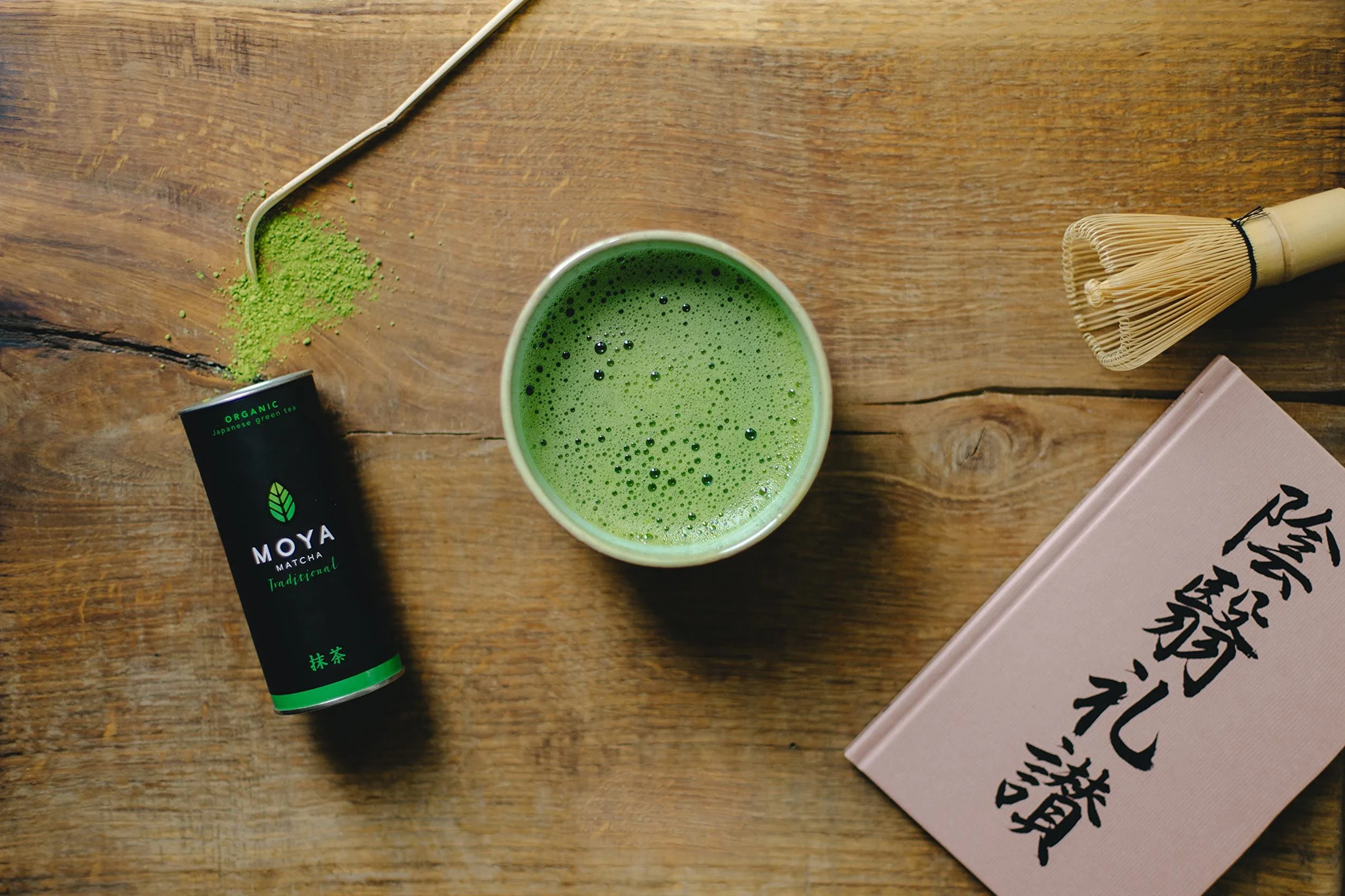 Moya Matcha Organiczna Zielona Herbata w Proszku 30 g Tradycyjna Klasa II