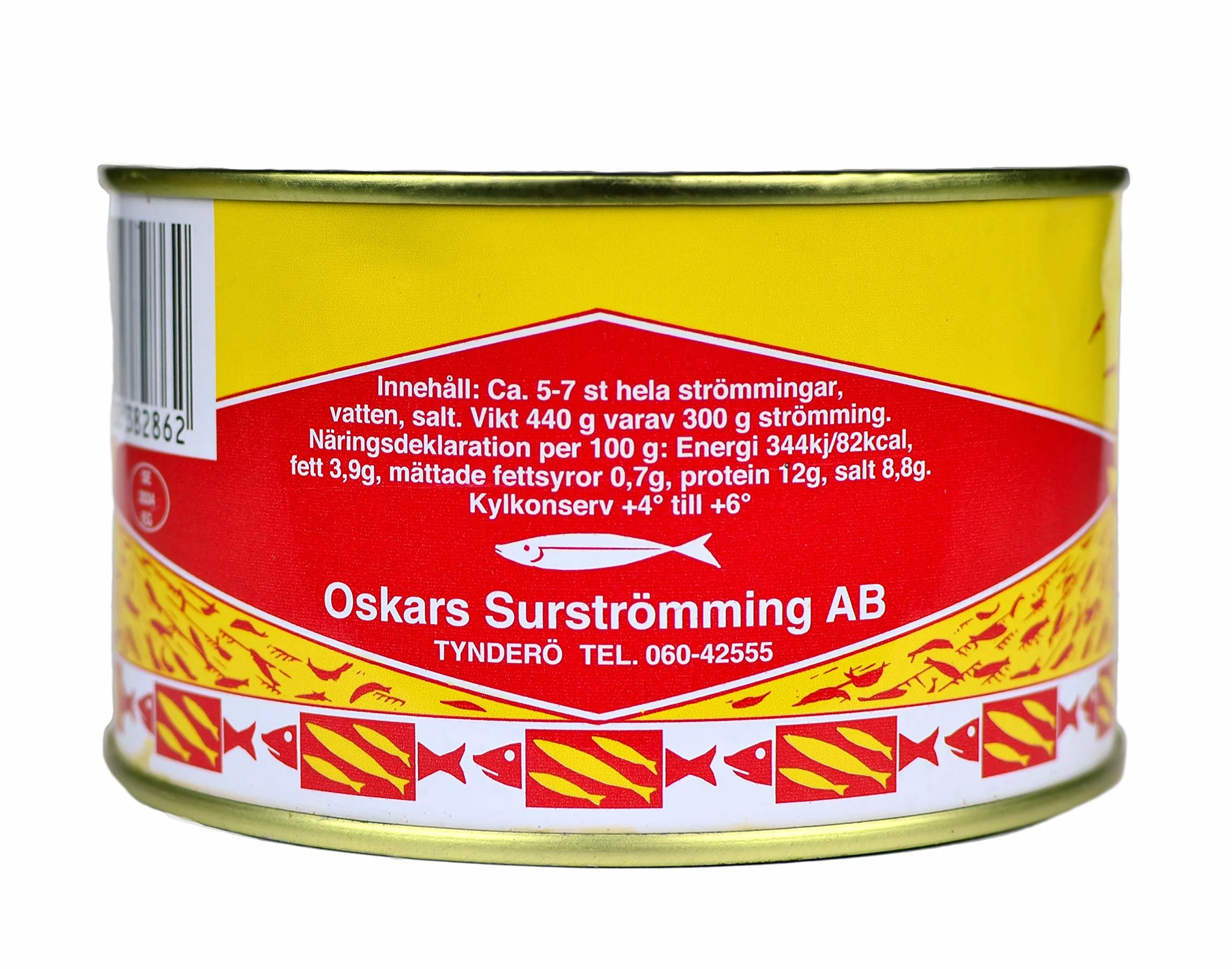 Oskars Surströmming 440 g / 300 g puszka fermentowany śledź