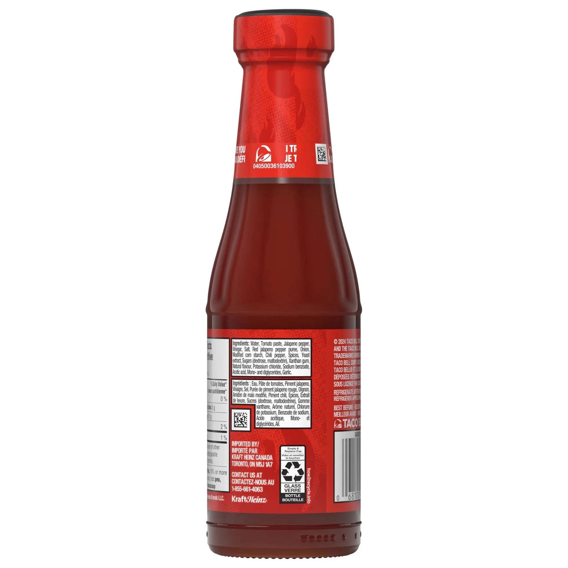Taco Bell Fire Sauce Bottles (Pack of 2) by Taco Bell/Kraft Foods