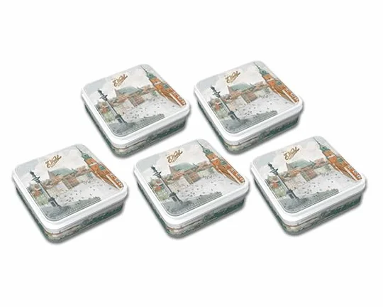 5 x Ptasie Mleczko Waniliowe 340 g puszka E.Wedel