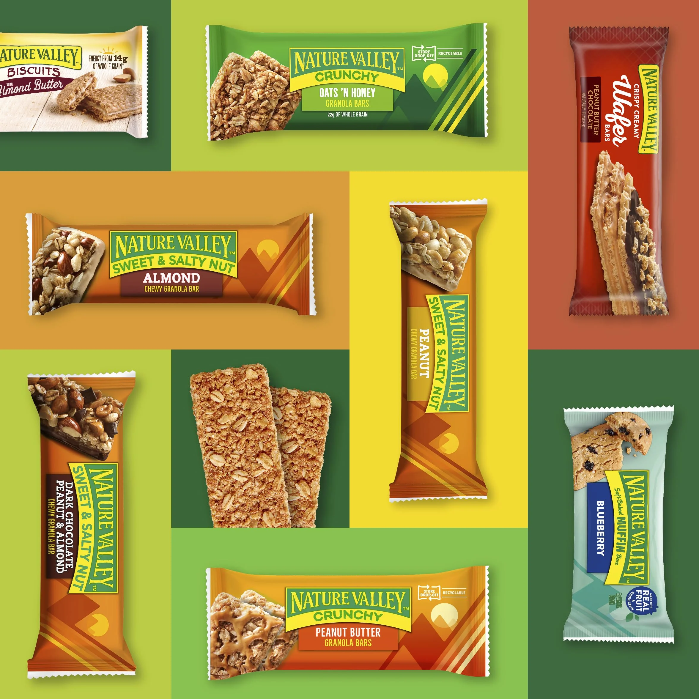 Nature Valley Oats 'n Honey Granola Bars 8.94 oz (12 Bars)