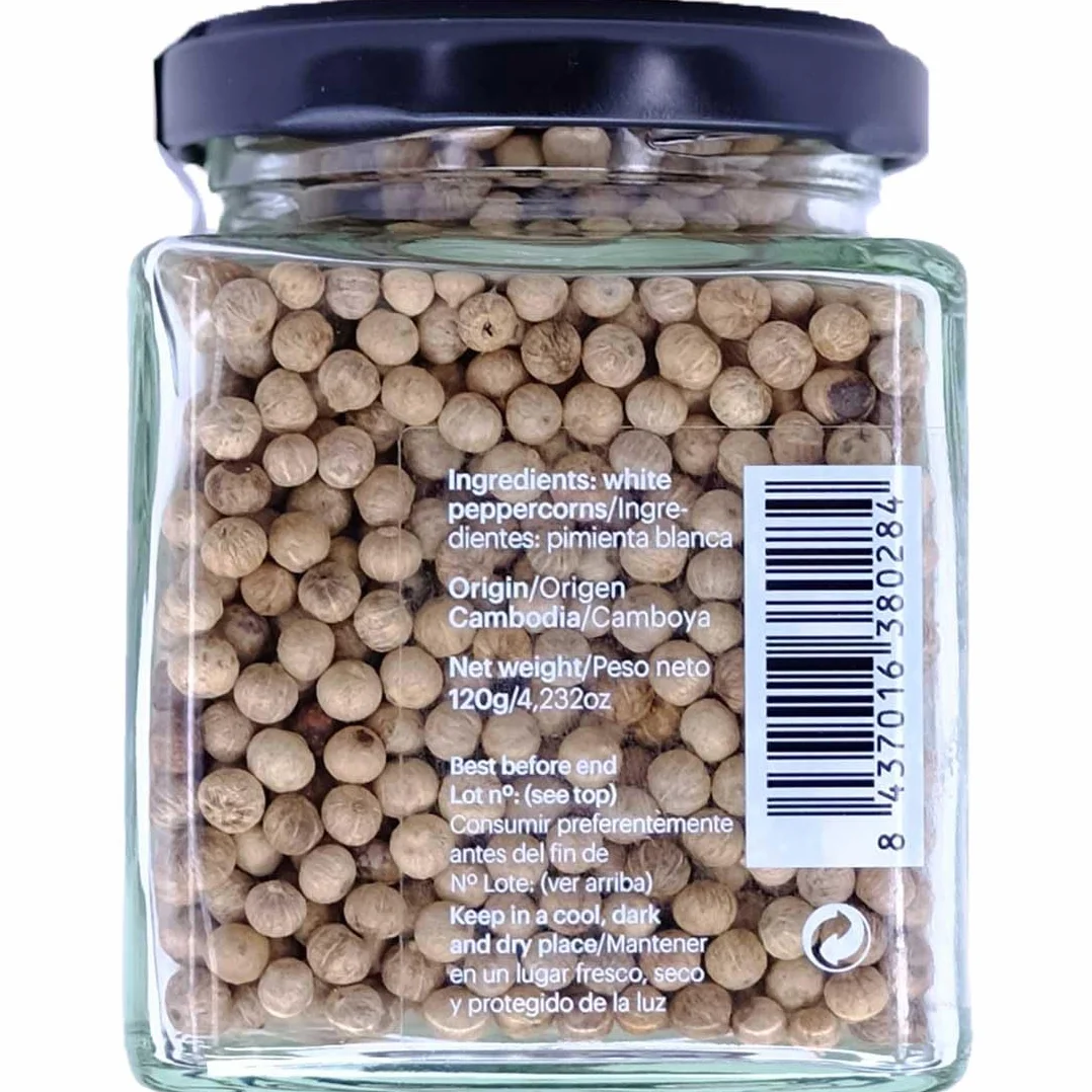 Biały pieprzowy Kampot 120 g premium