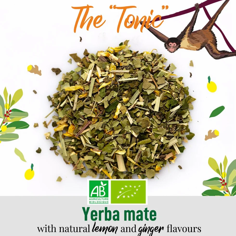 ORIGEENS Yerba Mate Lemon 200g Bio Ekologiczny Napój Energetyczny Detoks