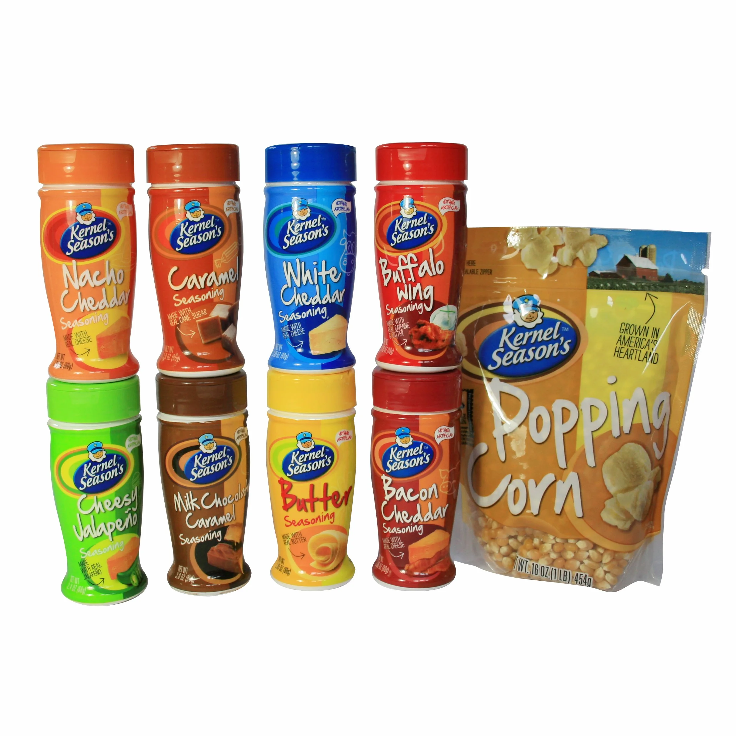 Kernel pory roku - Cheesy Jalapeno przyprawy popcorn (85g) zapach popcornu - Topping
