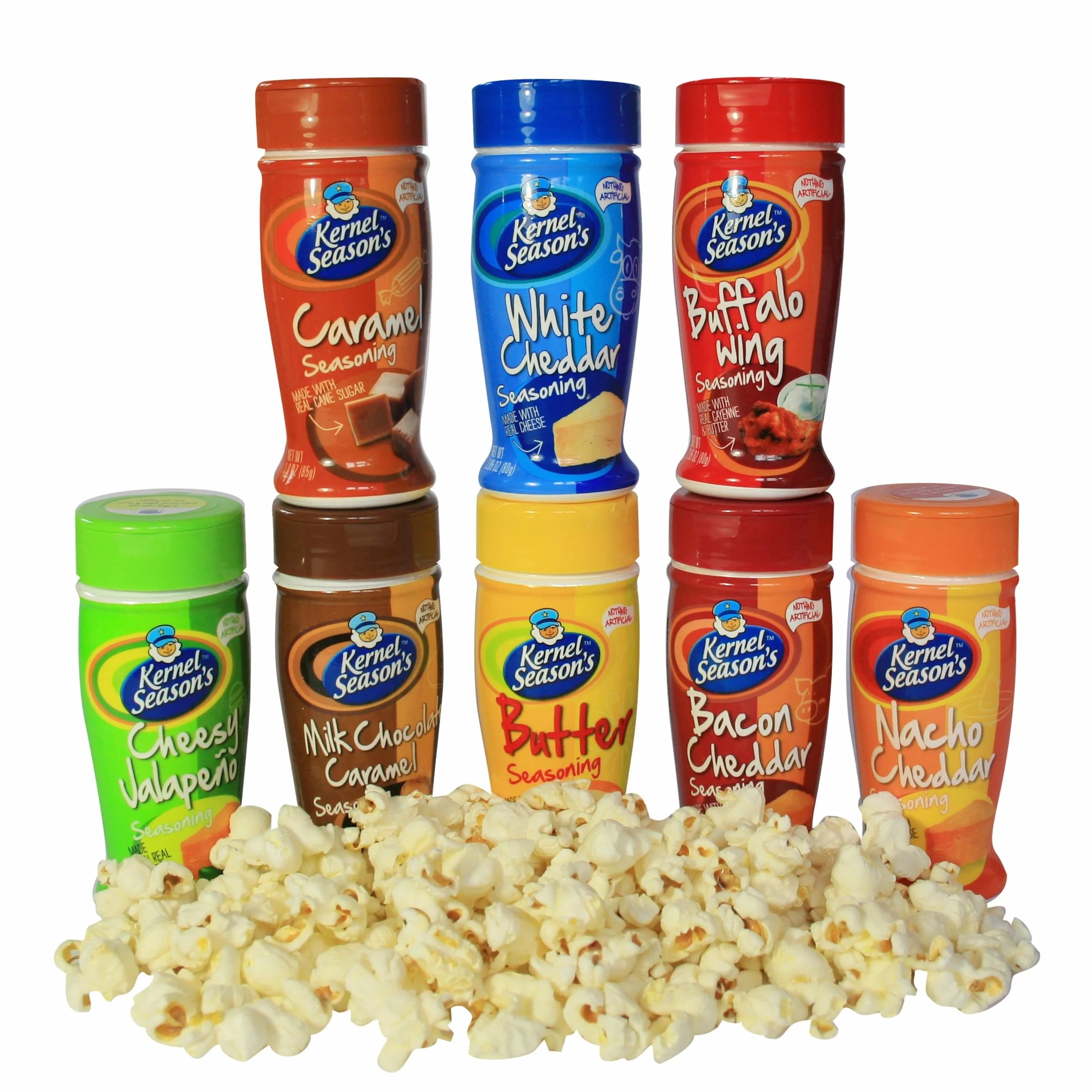 Kernel pory roku - Cheesy Jalapeno przyprawy popcorn (85g) zapach popcornu - Topping