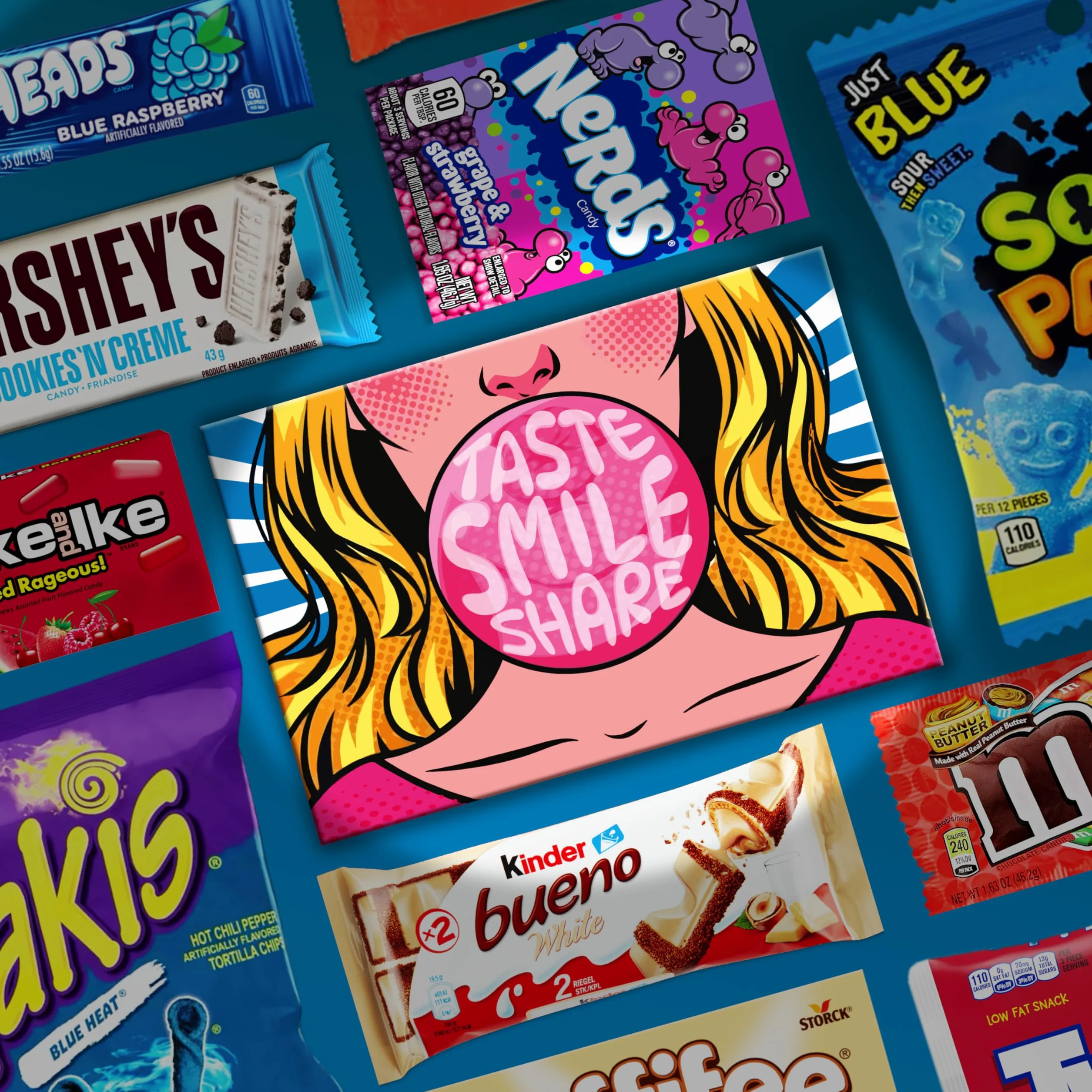 American Candy Box USA Amerykańskie pudełko na słodycze Import prezent urodzinowy Candymix