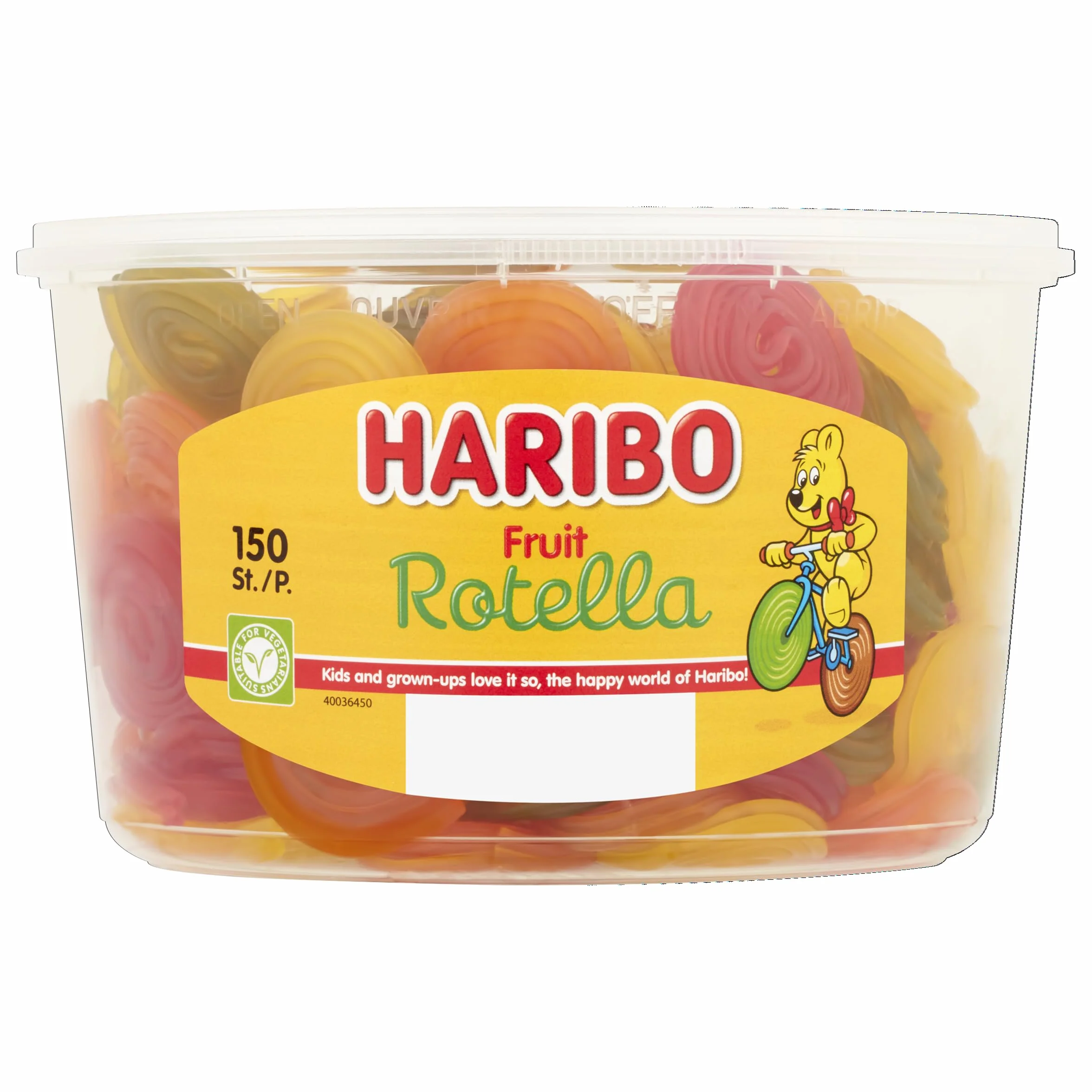 Haribo Fruchtschnecken Puszka