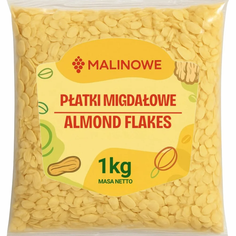 Płatki Migdałowe 1kg Migdały w płatkach Premium