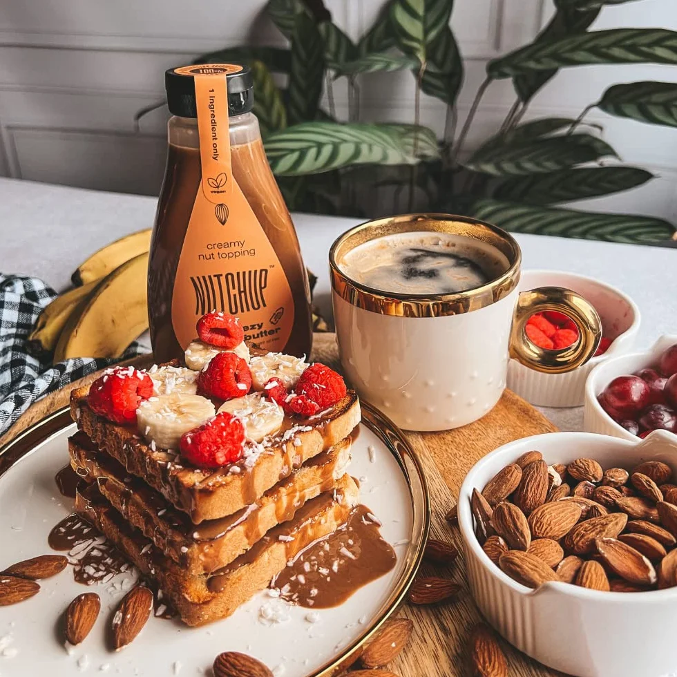 NUTCHUP Kremowa polewa migdałowa masło migdałowe 435g