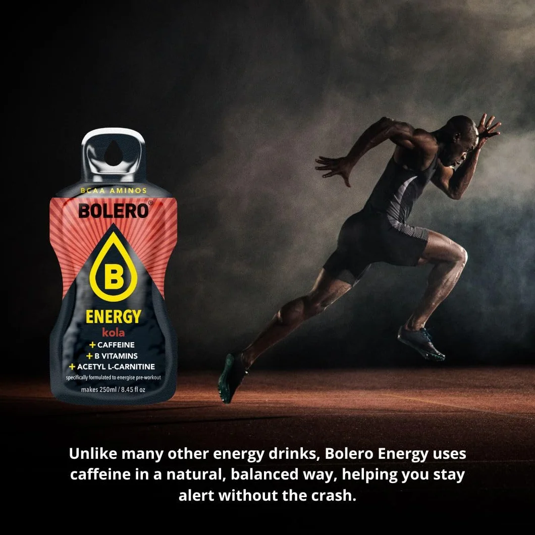 Bolero Energy | Sugar-Free Powder Drink | Vegan & Gluten-Free | For Active Lifestyles (12x7g, Mixed Punch)
