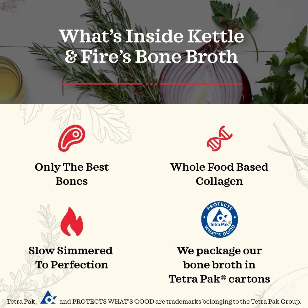 Kettle and Fire - Chicken Bone Broth - 16,2 uncji