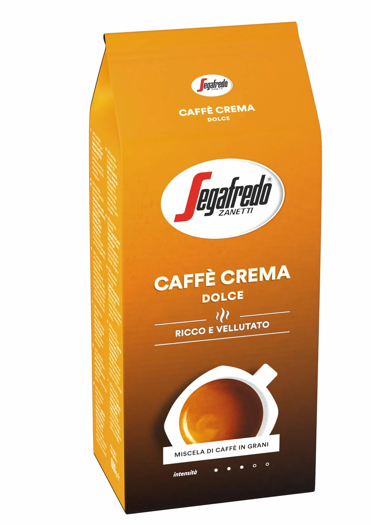 Segafredo Zanetti Caffè Crema Dolce Kawa Ziarnista Intensywność 3/5 1 kg
