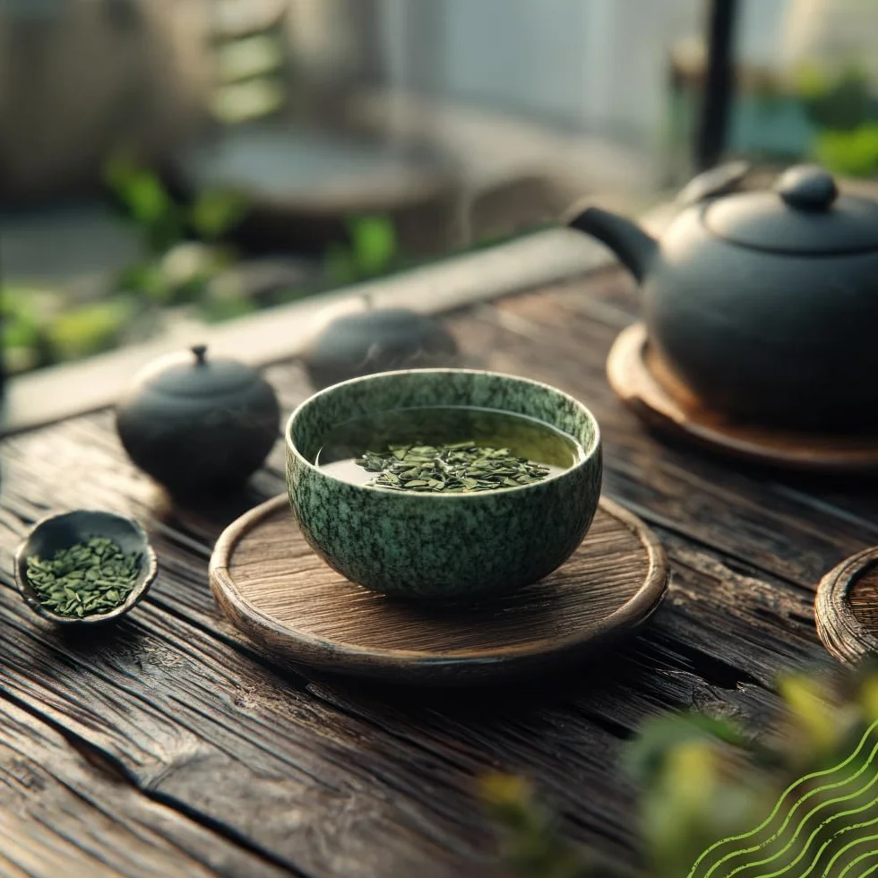 Zielona herbata Sencha japońska, organiczna - Upper Grade - 100g. Bio, naturalna i czysta. Zielona herbata liściasta z pierwszego zbioru uprawiana w Japonii