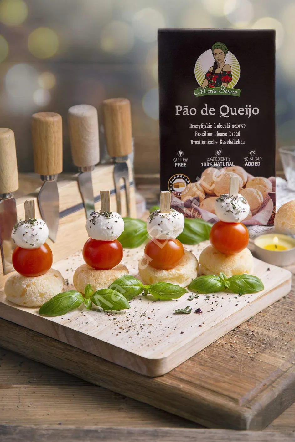 Pao de Queijo Mieszanka do chleba brazylijskiego Bezglutenowa 3x400g