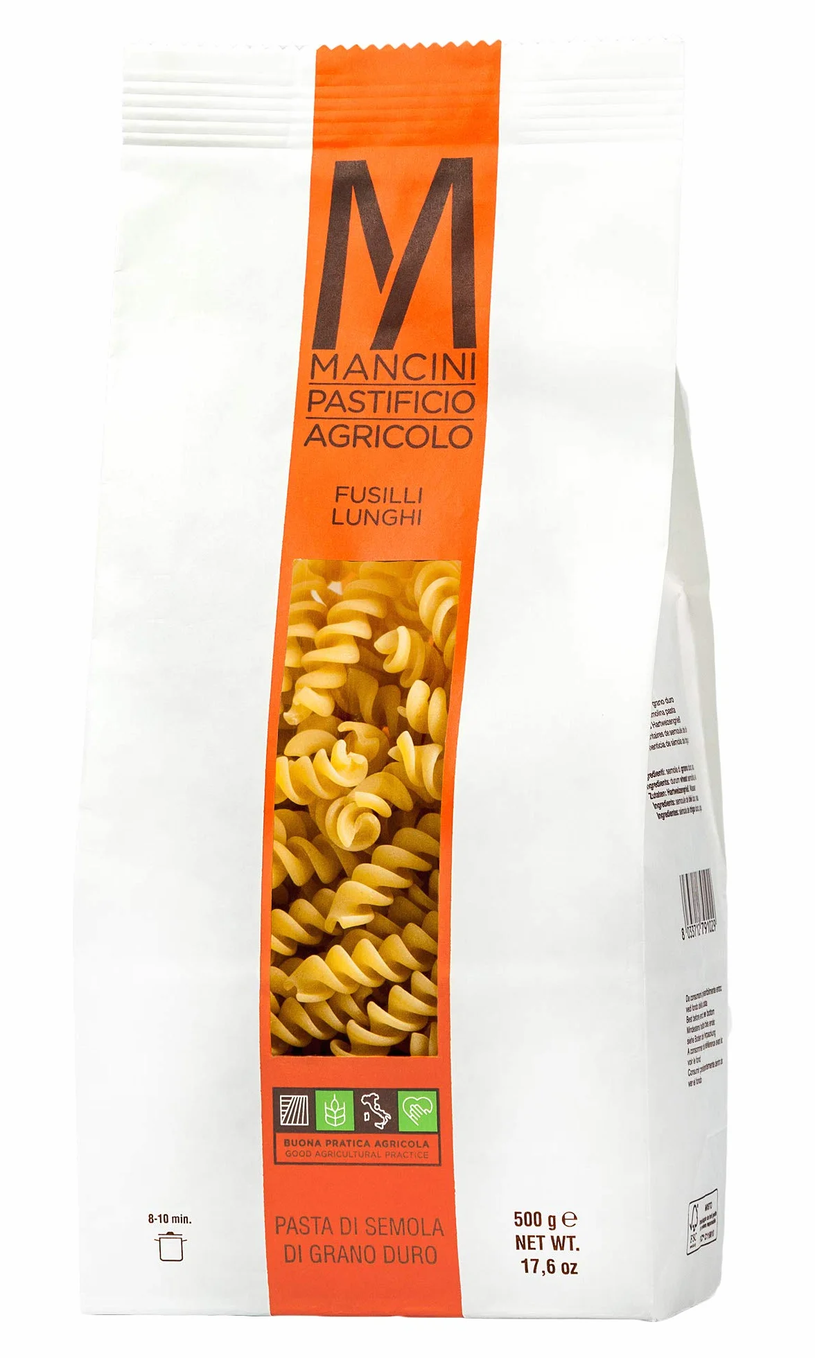 Pasta Mancini Handy Mini – Włoski makaron rzemieślniczy najwyższej jakości, 100% włoska pszenica – Zestaw 2 kg, 500 g Spaghetti, Spaghettoni Quadrati, Mezze Maniche, Fusilli Lunghi