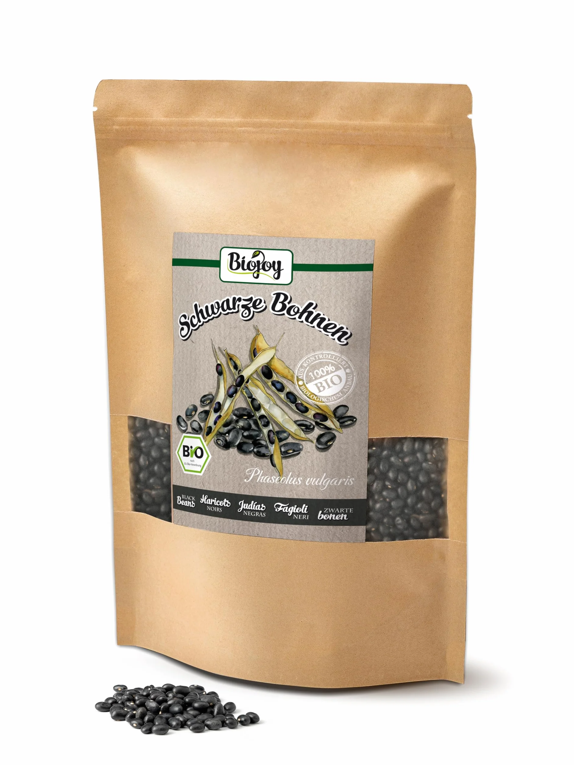 Biojoy BIO-Czarna Fasola, naturalnie (1,5 kg)